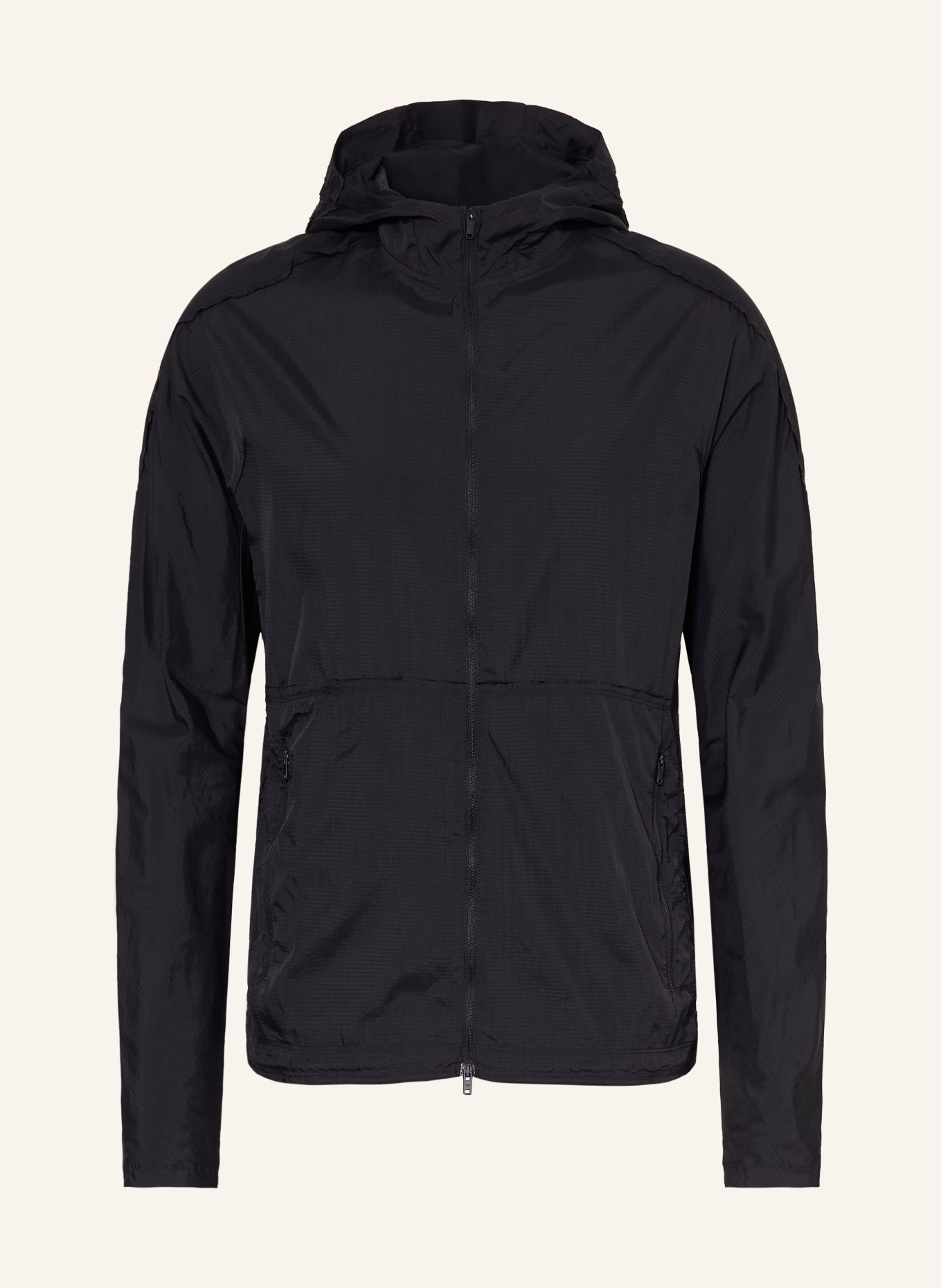 Y-3 Running jacket: BLACK