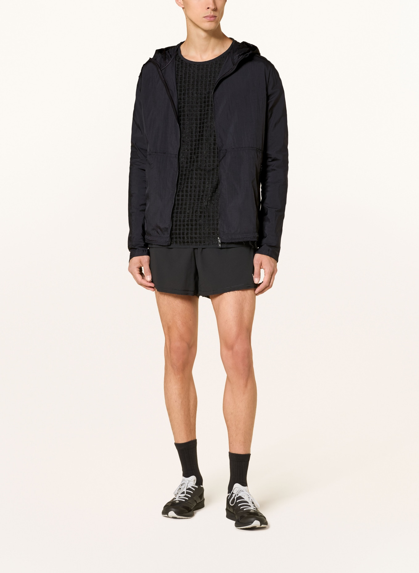 Y-3 Running jacket: BLACK