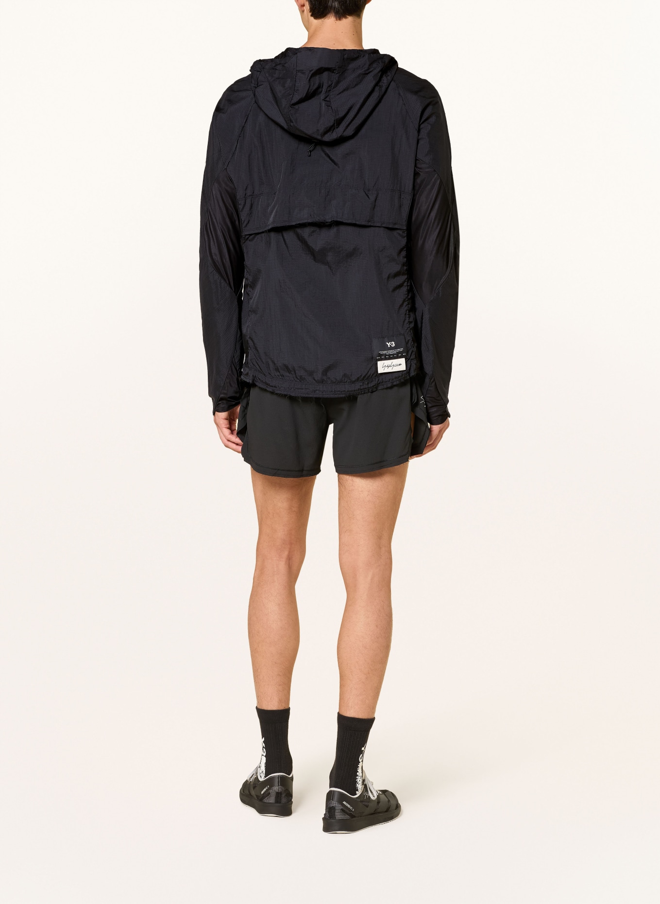 Y-3 Running jacket: BLACK