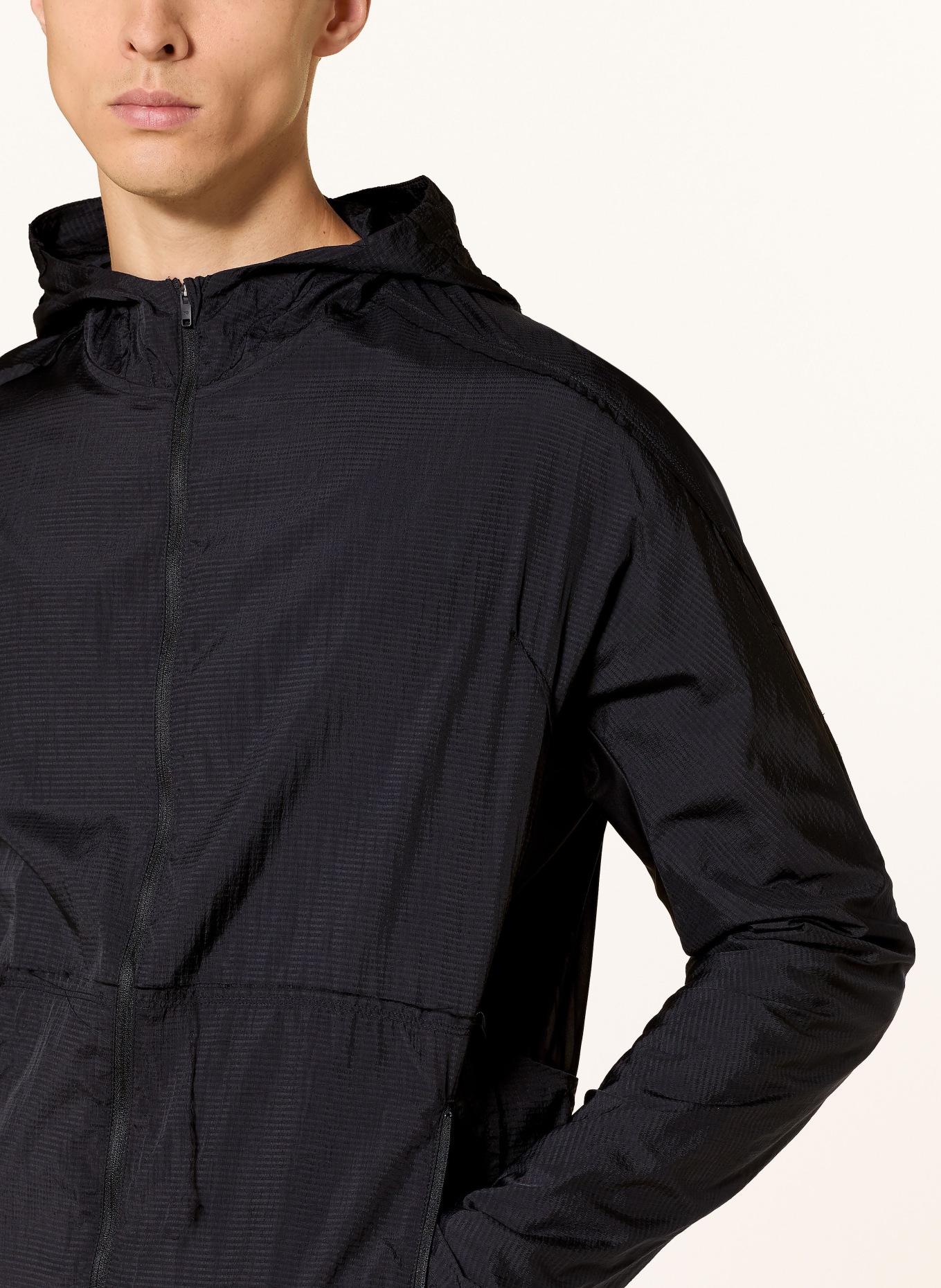 Y-3 Running jacket: BLACK