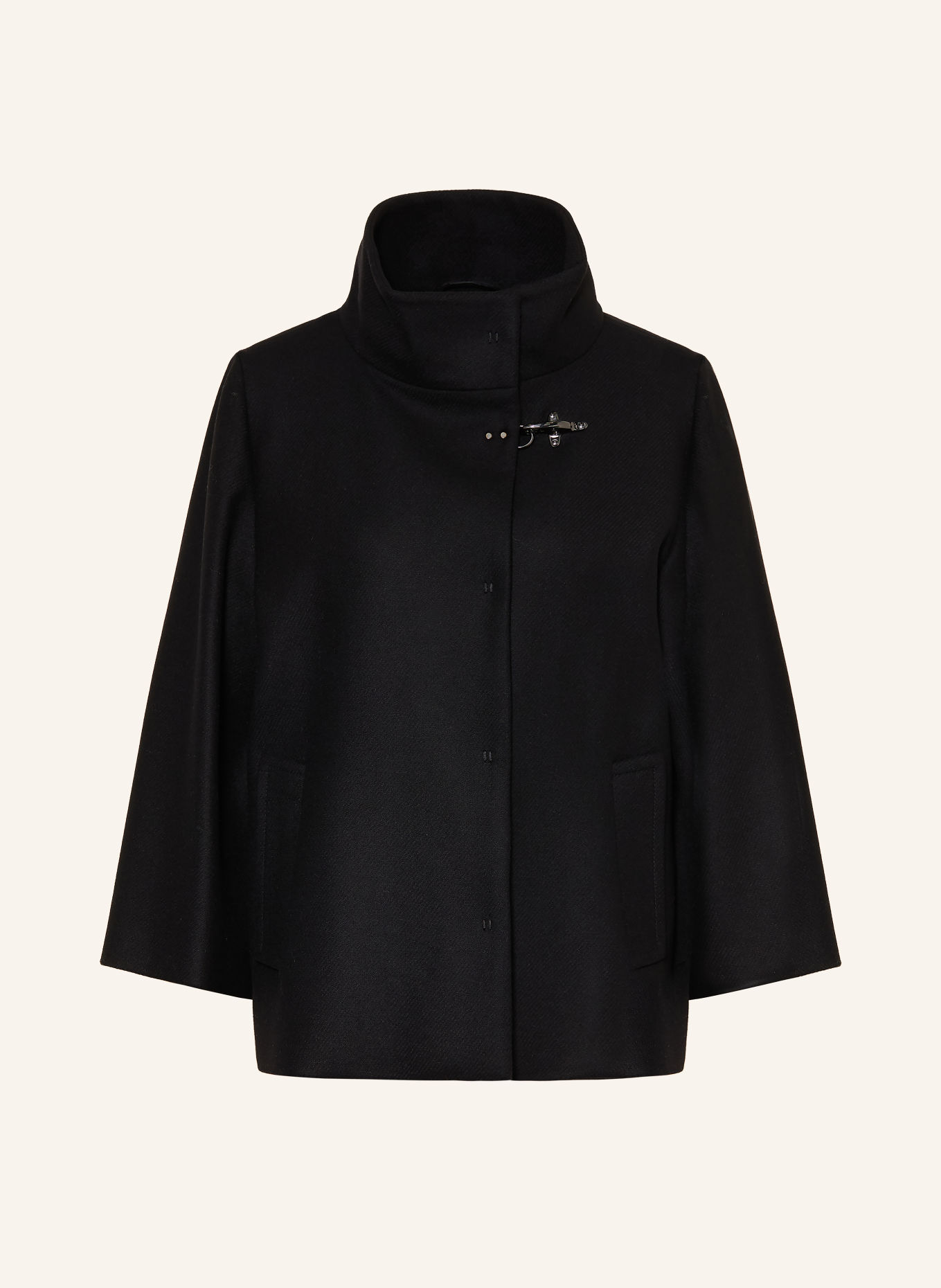 Fay Pea coat: BLACK