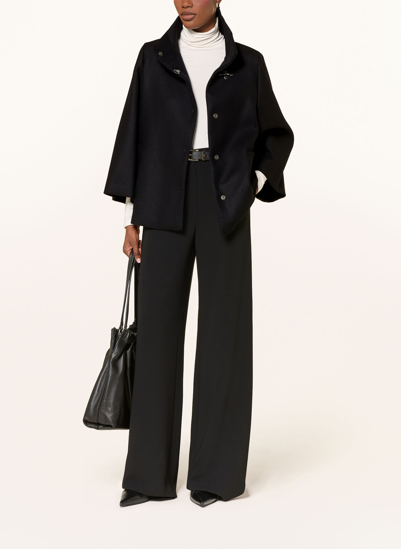 Fay Pea coat: BLACK