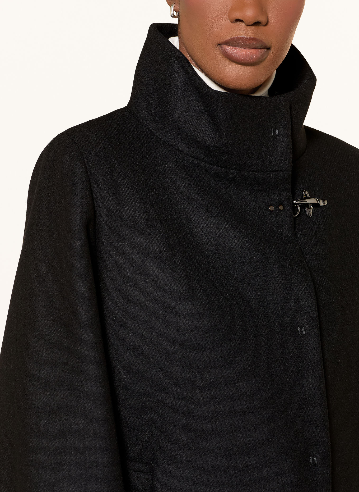 Fay Pea coat: BLACK