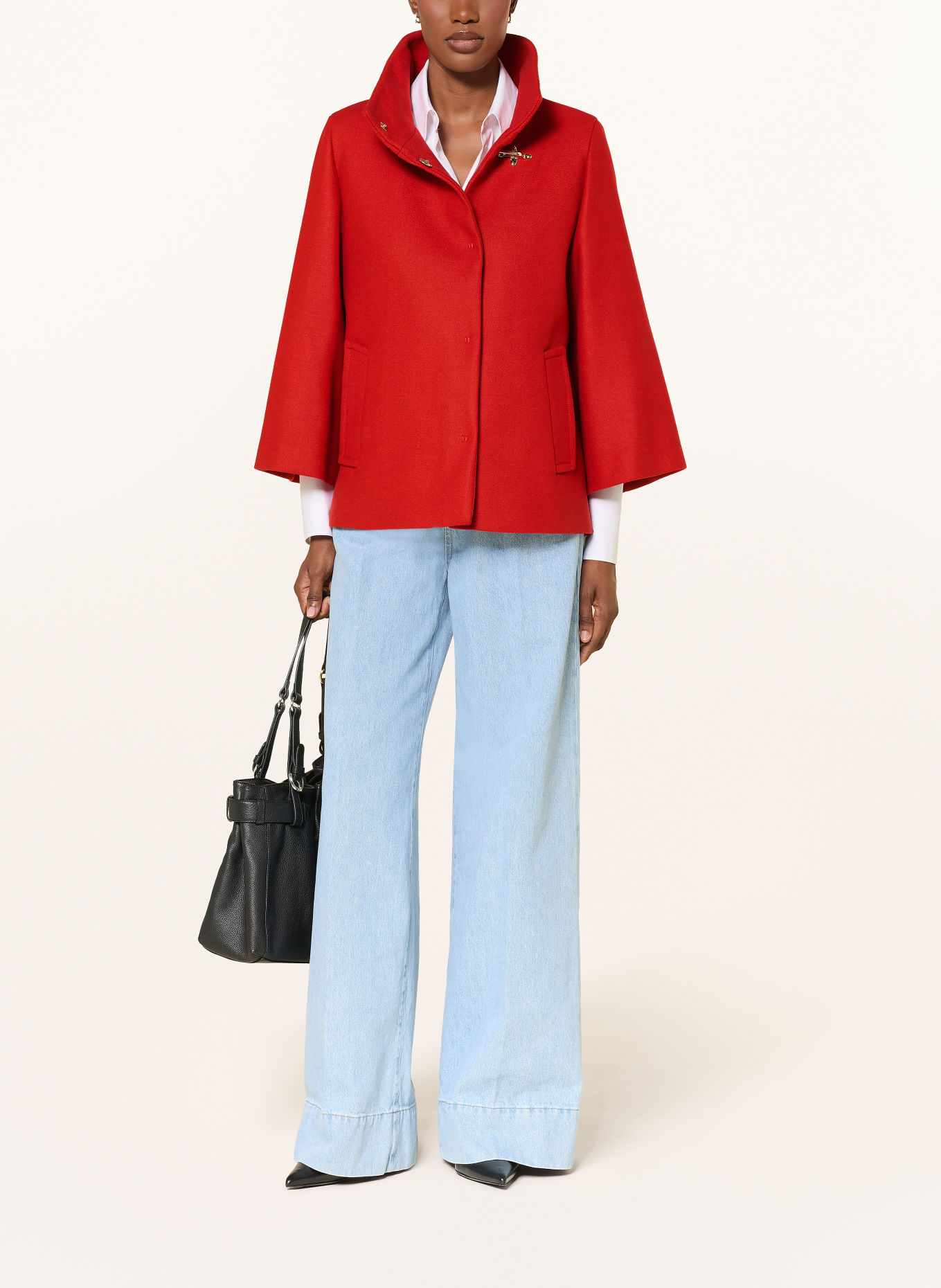 Fay Pea coat: RED