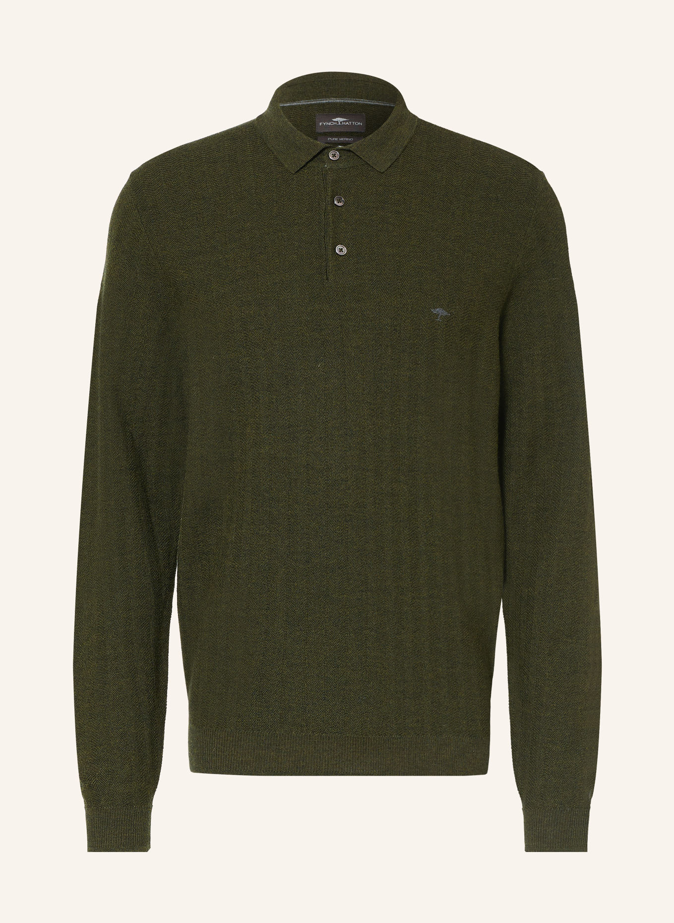 FYNCH-HATTON Polo en maille: GROEN