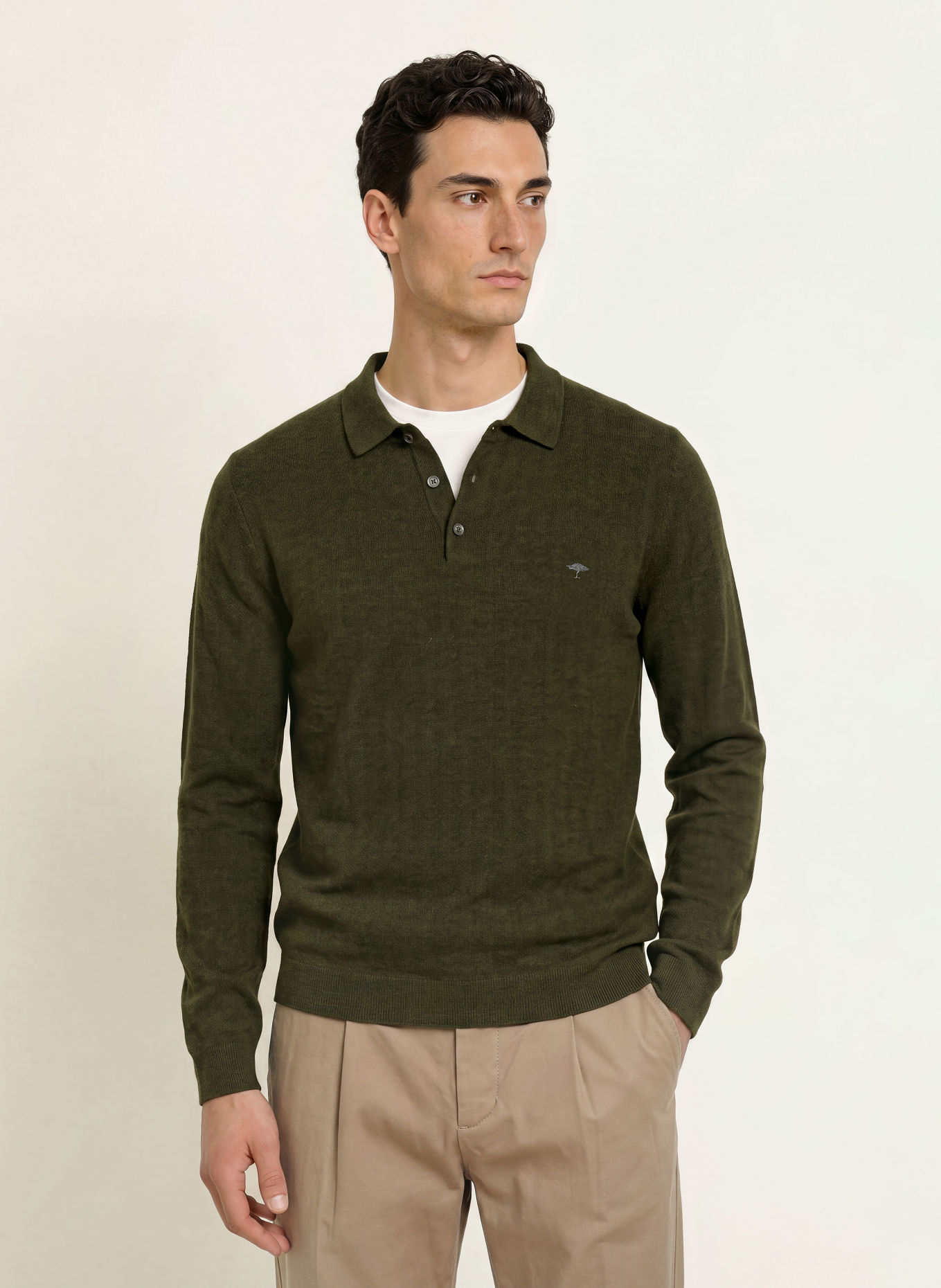 FYNCH-HATTON Polo en maille: GROEN