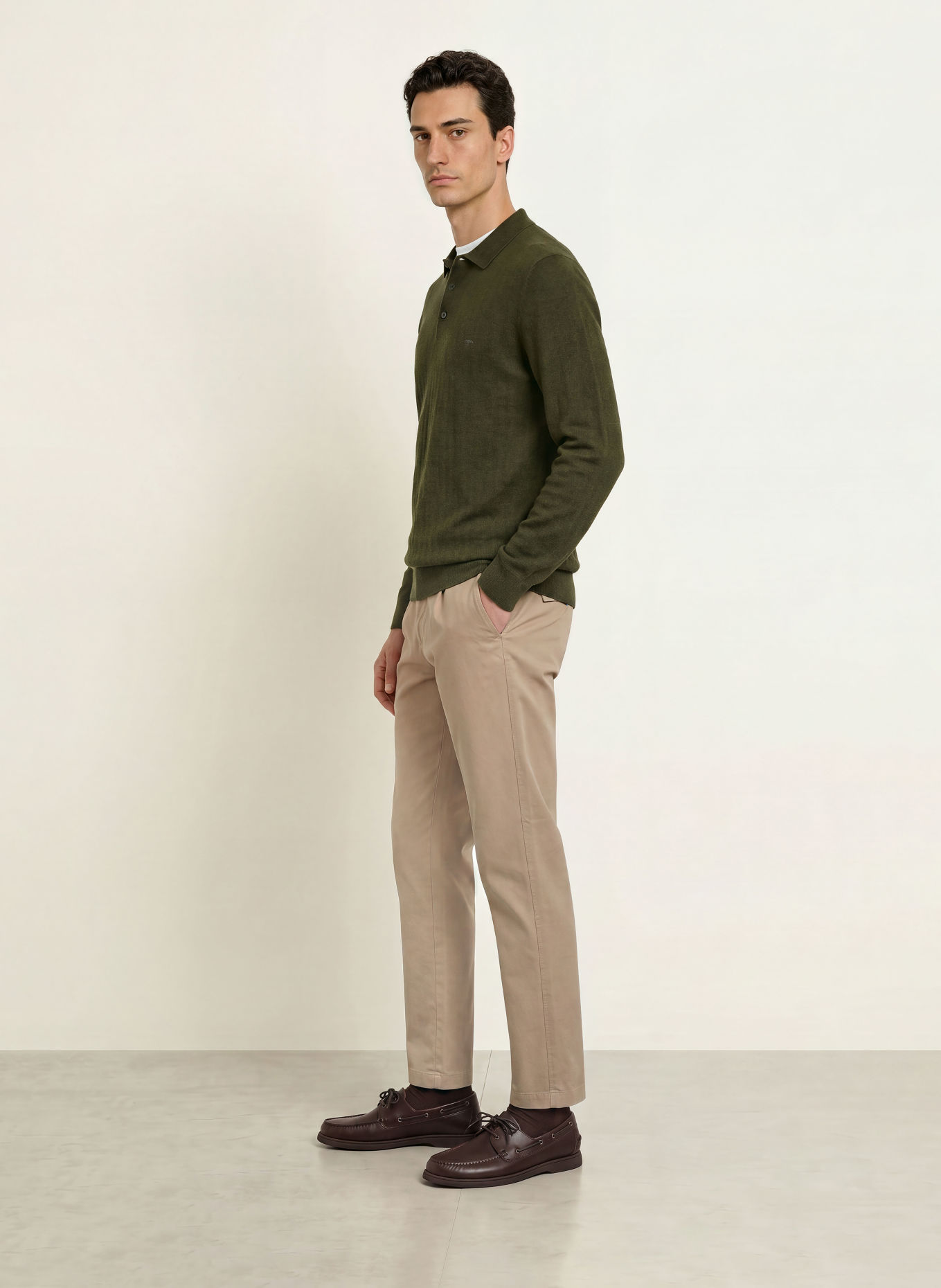 FYNCH-HATTON Polo en maille: GROEN