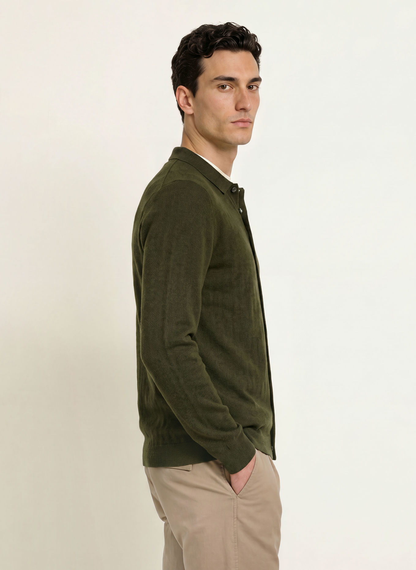 FYNCH-HATTON Polo en maille: GROEN