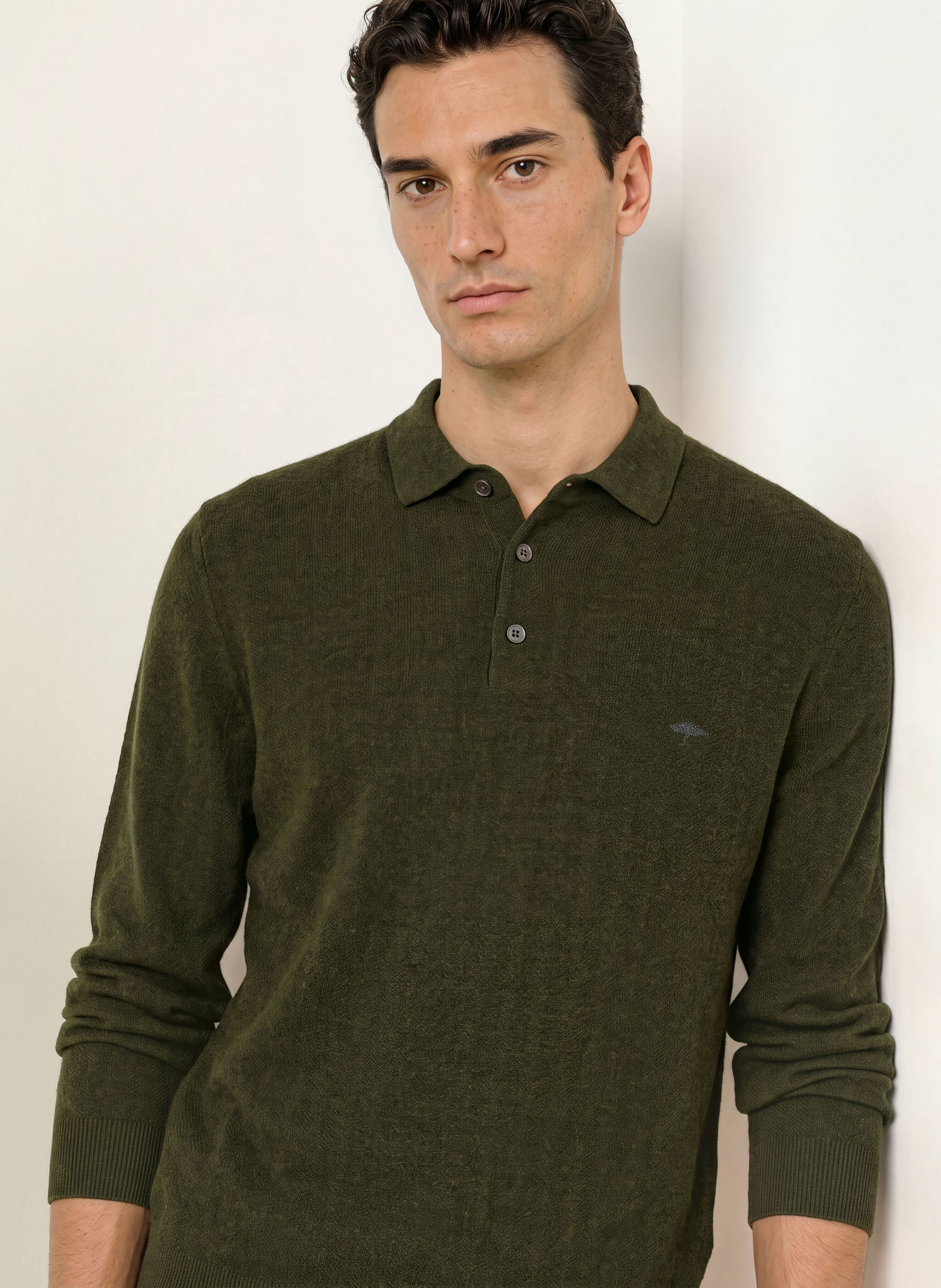 FYNCH-HATTON Polo en maille: GROEN