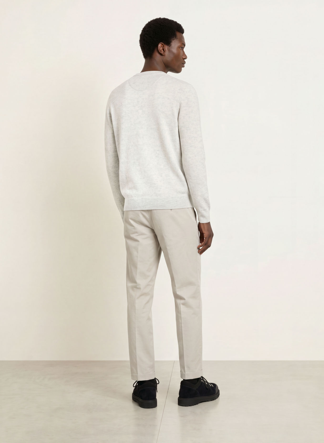 FYNCH-HATTON Sweater: LIGHT GRAY
