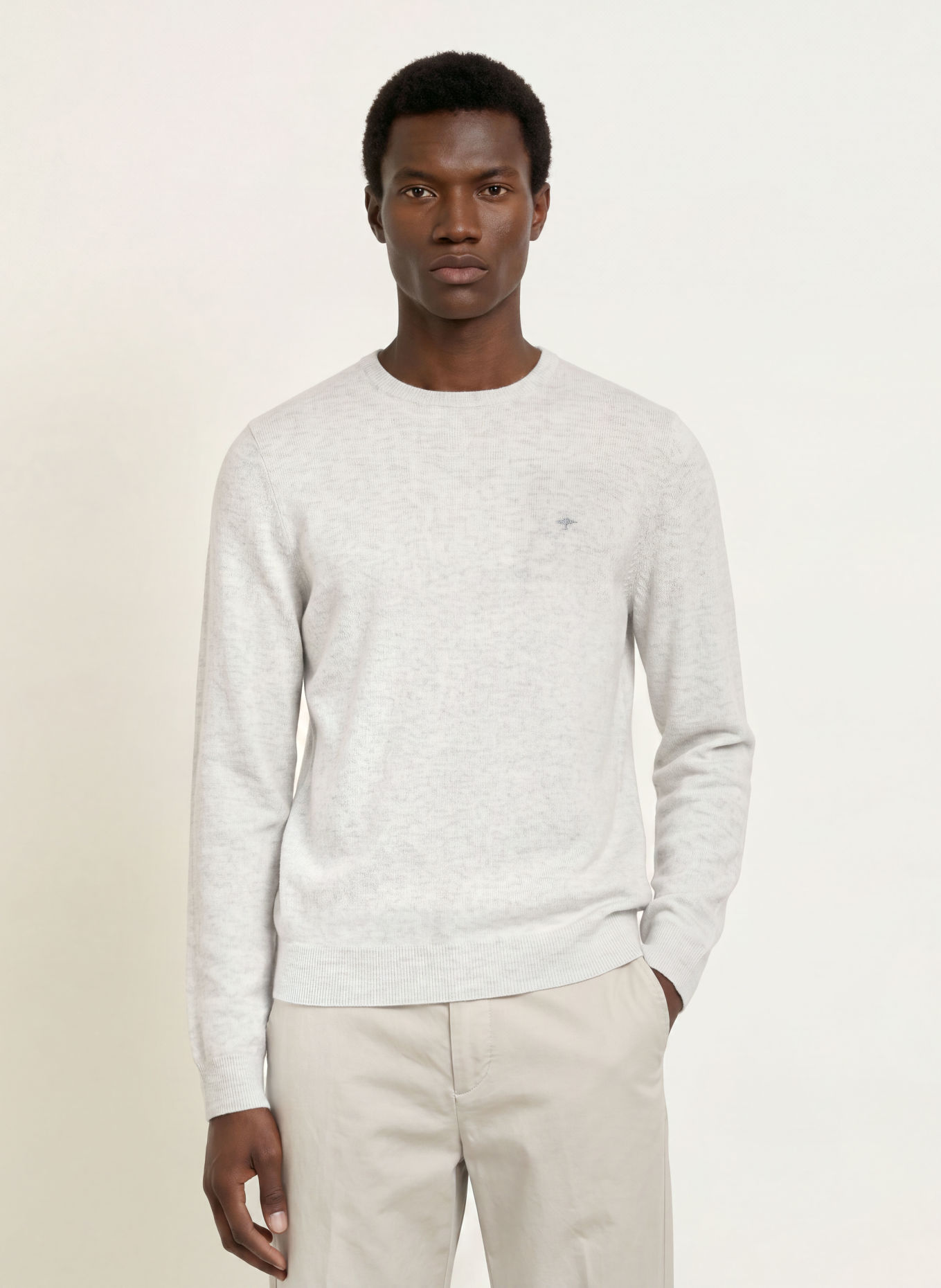 FYNCH-HATTON Sweater: LIGHT GRAY