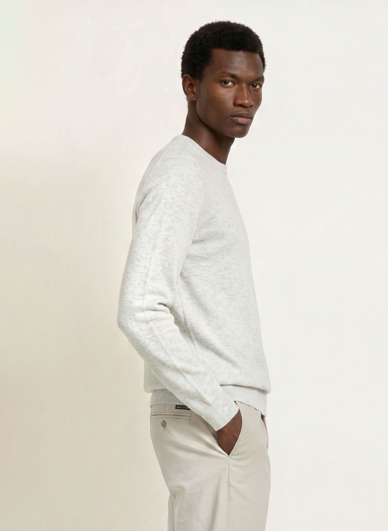 FYNCH-HATTON Sweater: LIGHT GRAY