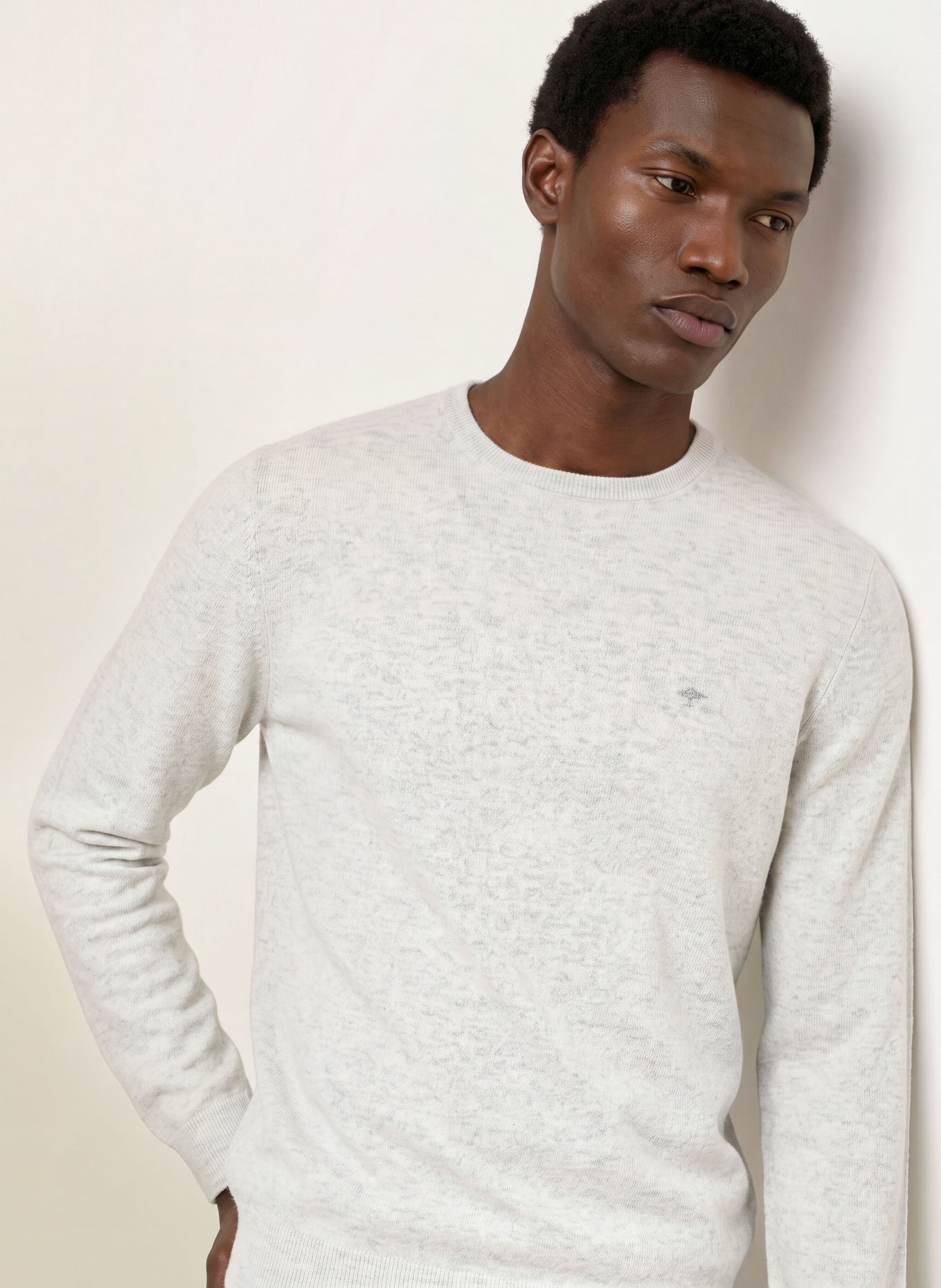 FYNCH-HATTON Sweater: LIGHT GRAY
