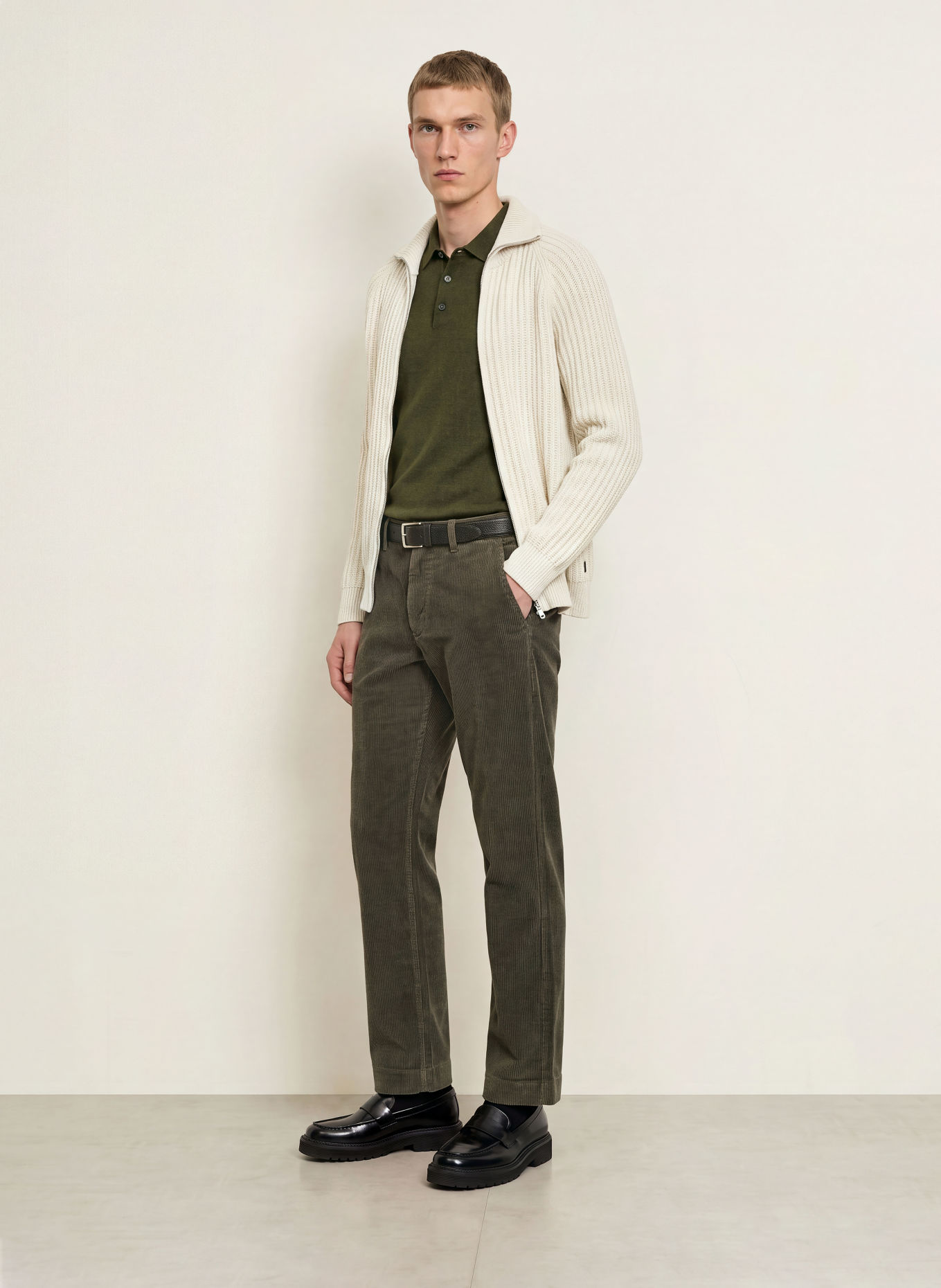 FYNCH-HATTON Strickjacke: CREME