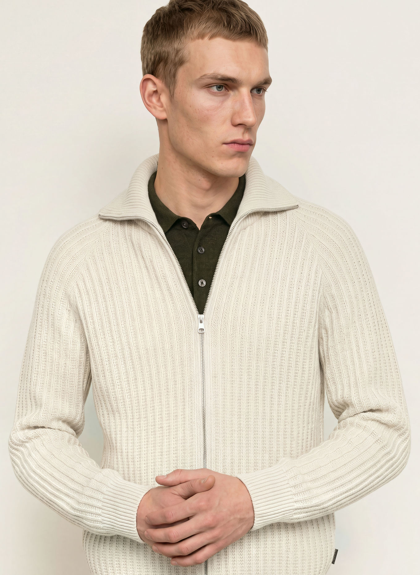 FYNCH-HATTON Strickjacke: CREME