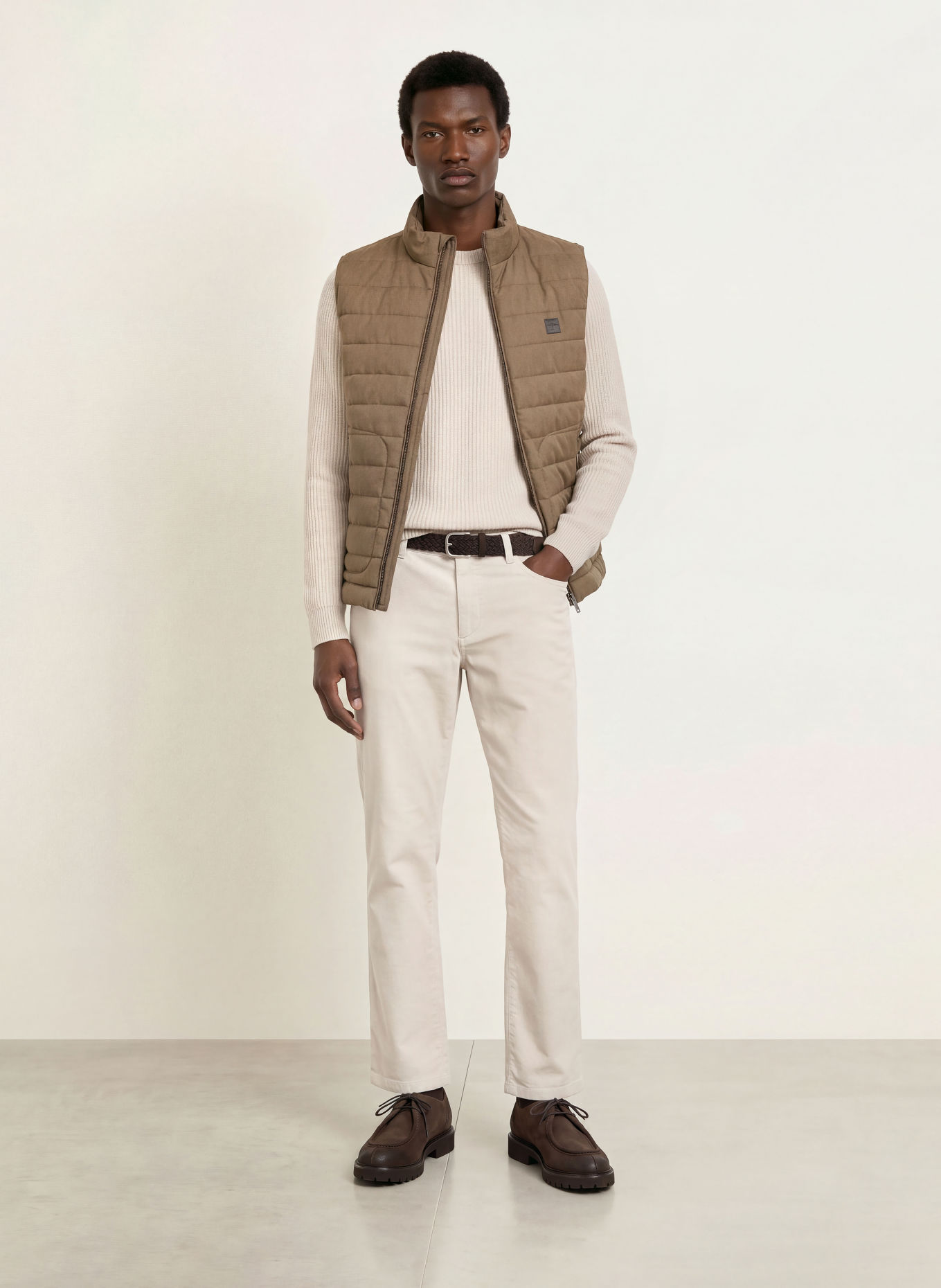 FYNCH-HATTON Steppweste: TAUPE
