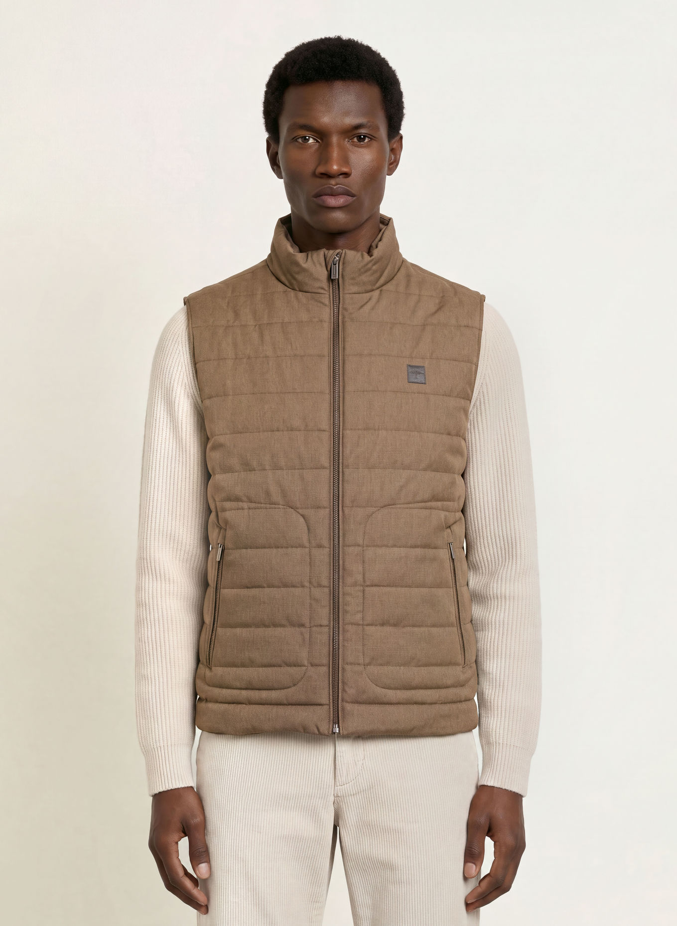 FYNCH-HATTON Steppweste: TAUPE
