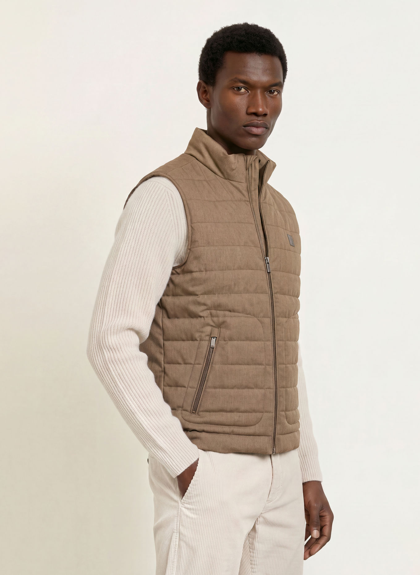 FYNCH-HATTON Steppweste: TAUPE
