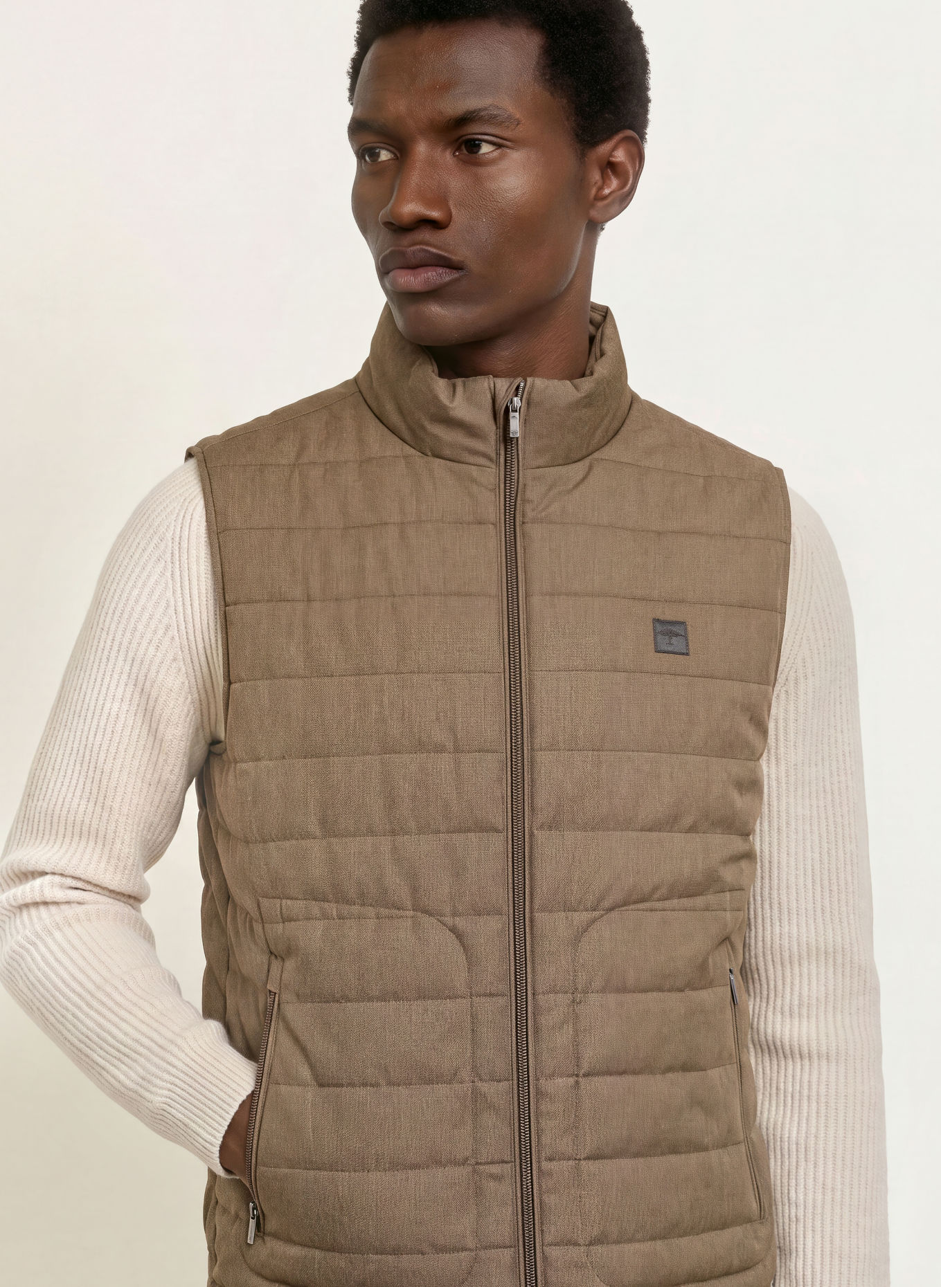 FYNCH-HATTON Steppweste: TAUPE