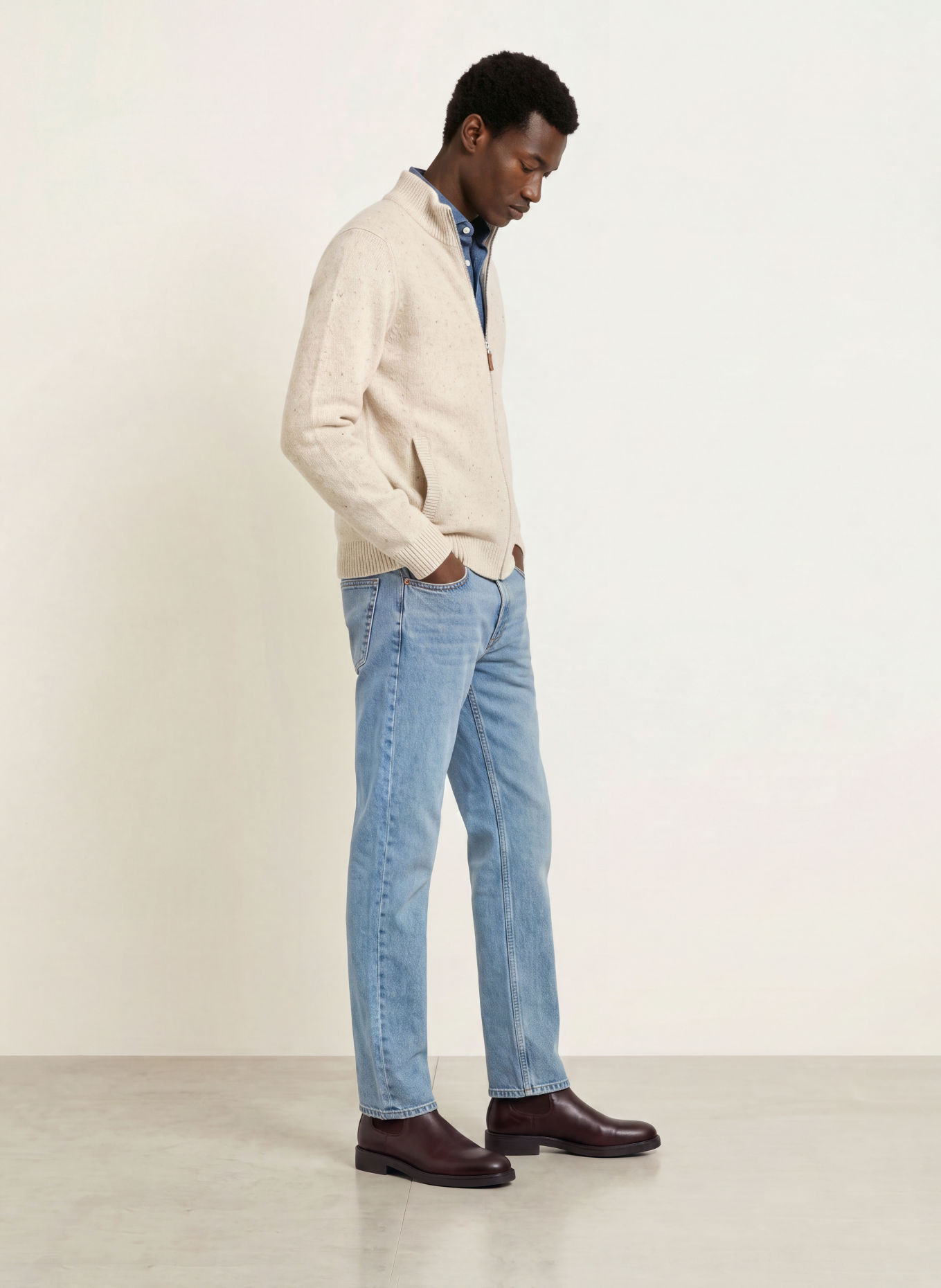 FYNCH-HATTON Strickjacke: CREME