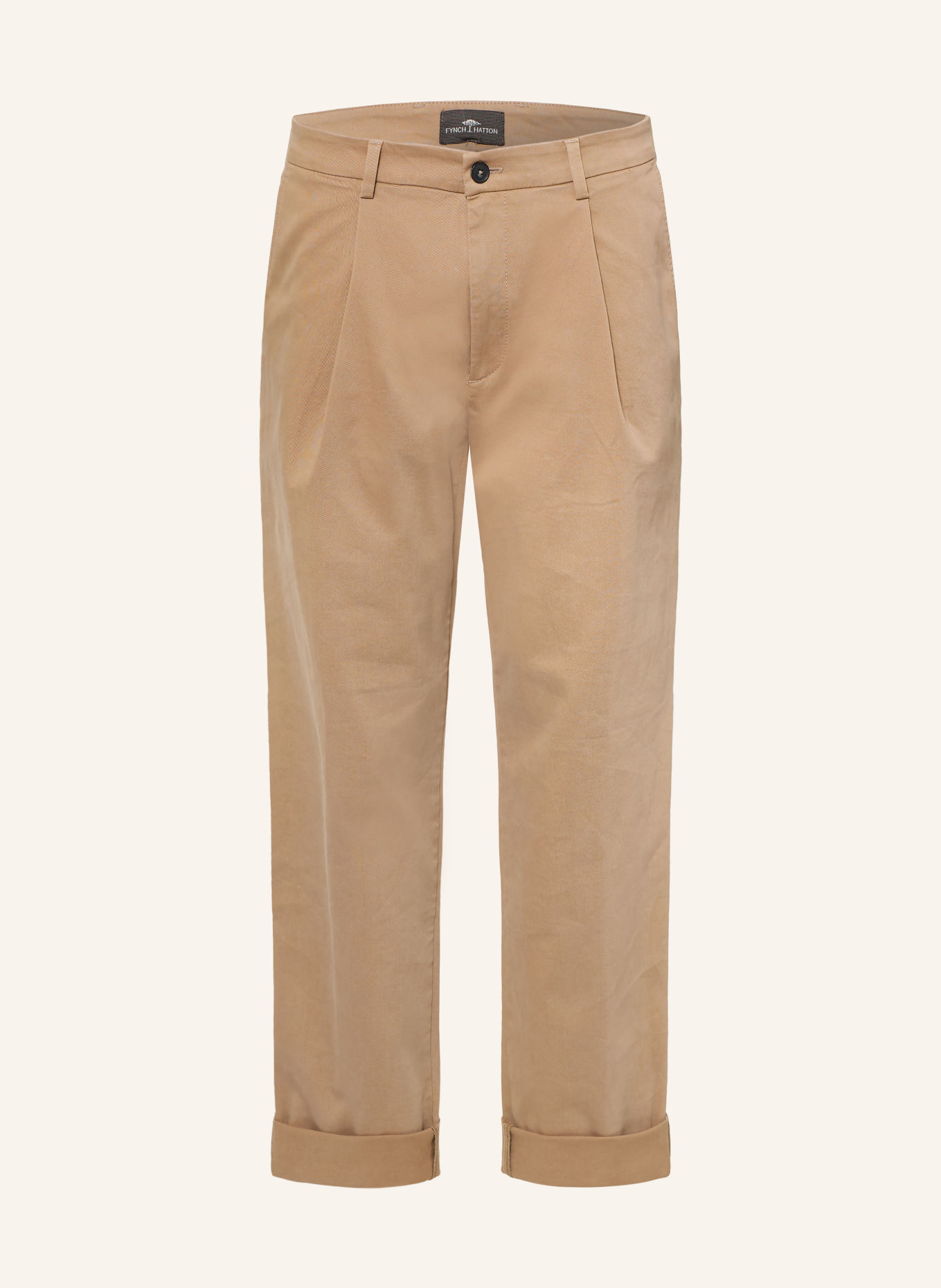 FYNCH-HATTON Chino Regular Fit: BEIGE