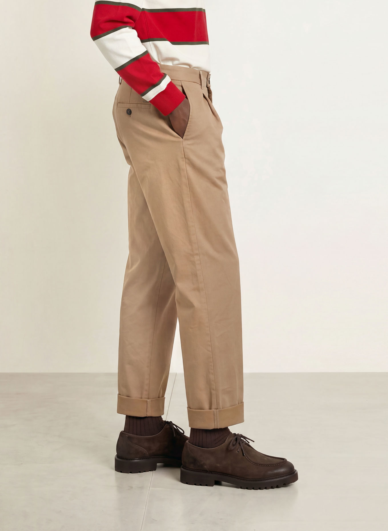 FYNCH-HATTON Chino Regular Fit: BEIGE