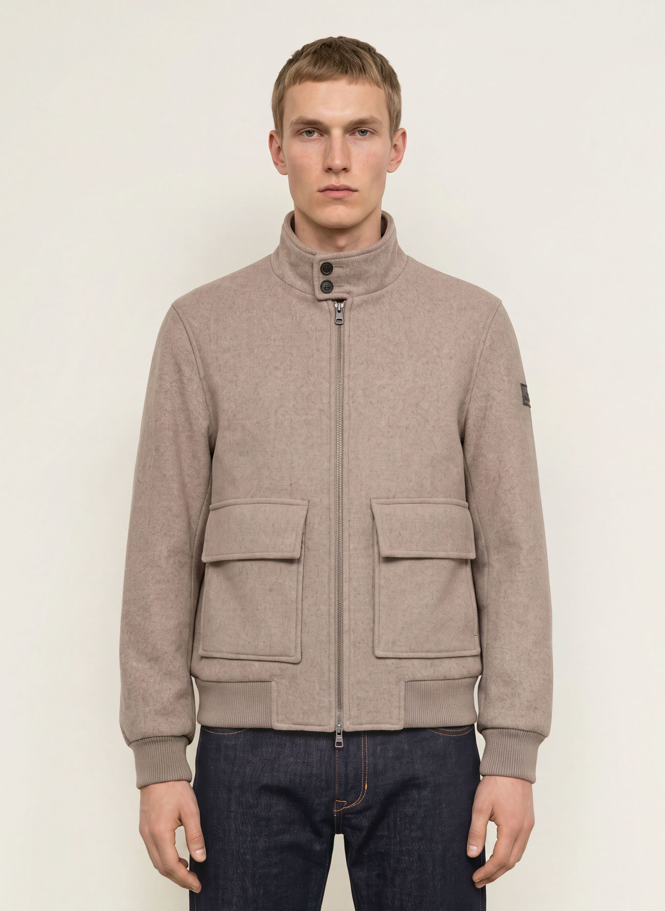 FYNCH-HATTON Bomber jacket: BEIGE