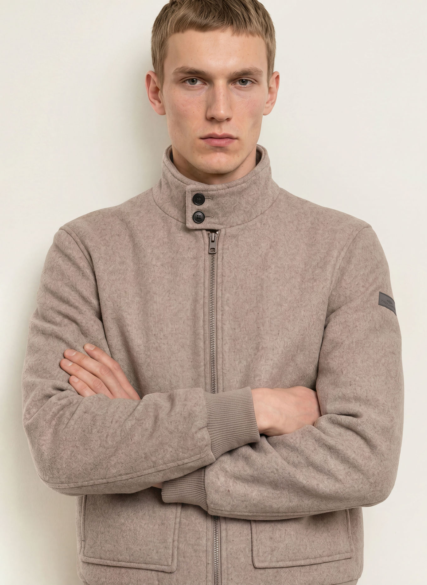 FYNCH-HATTON Bomber jacket: BEIGE
