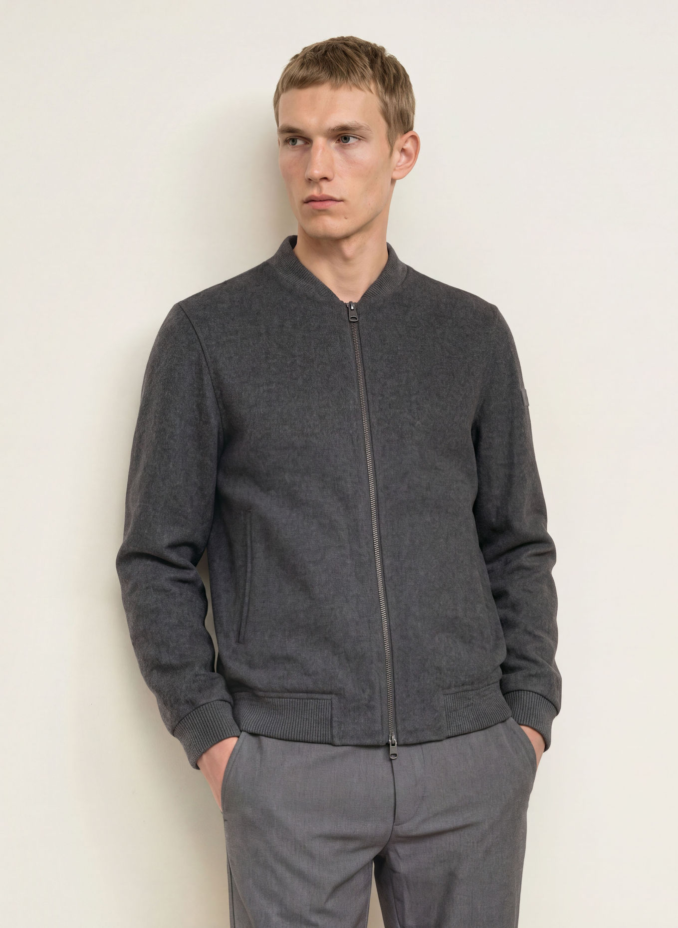 FYNCH-HATTON Blouson: DUNKELGRAU