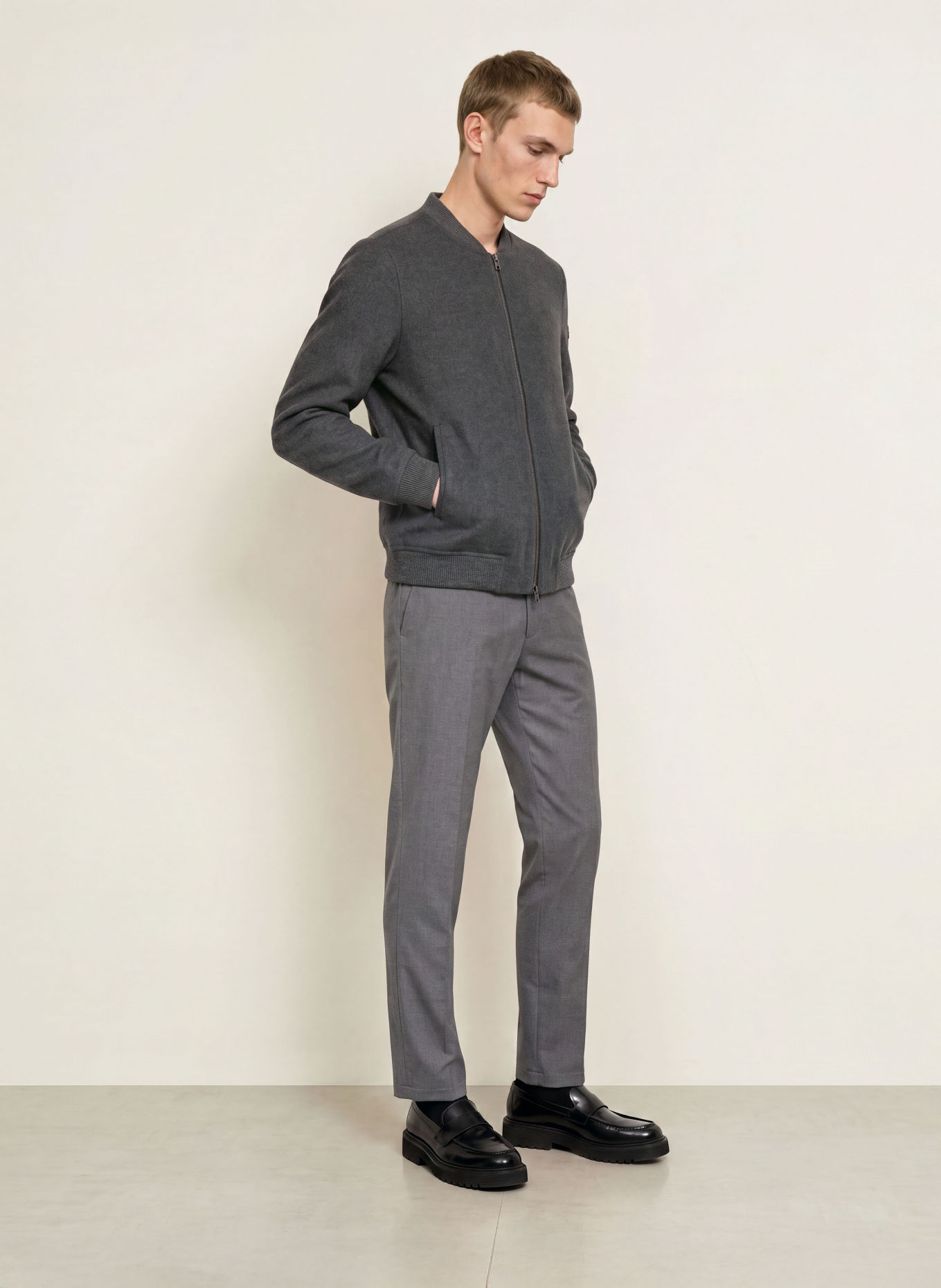 FYNCH-HATTON Blouson: DUNKELGRAU
