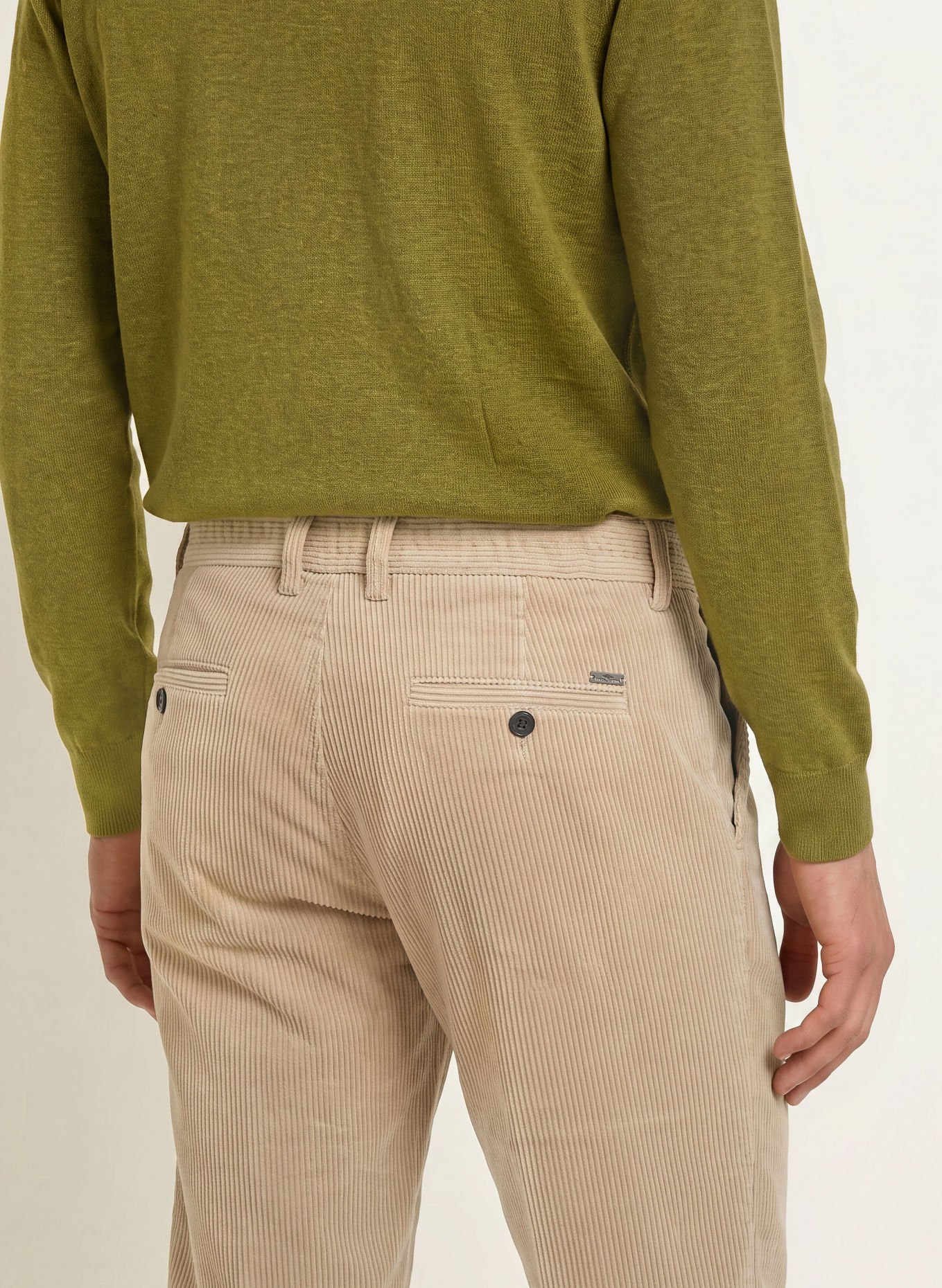 FYNCH-HATTON Cordchino Regular Fit: BEIGE