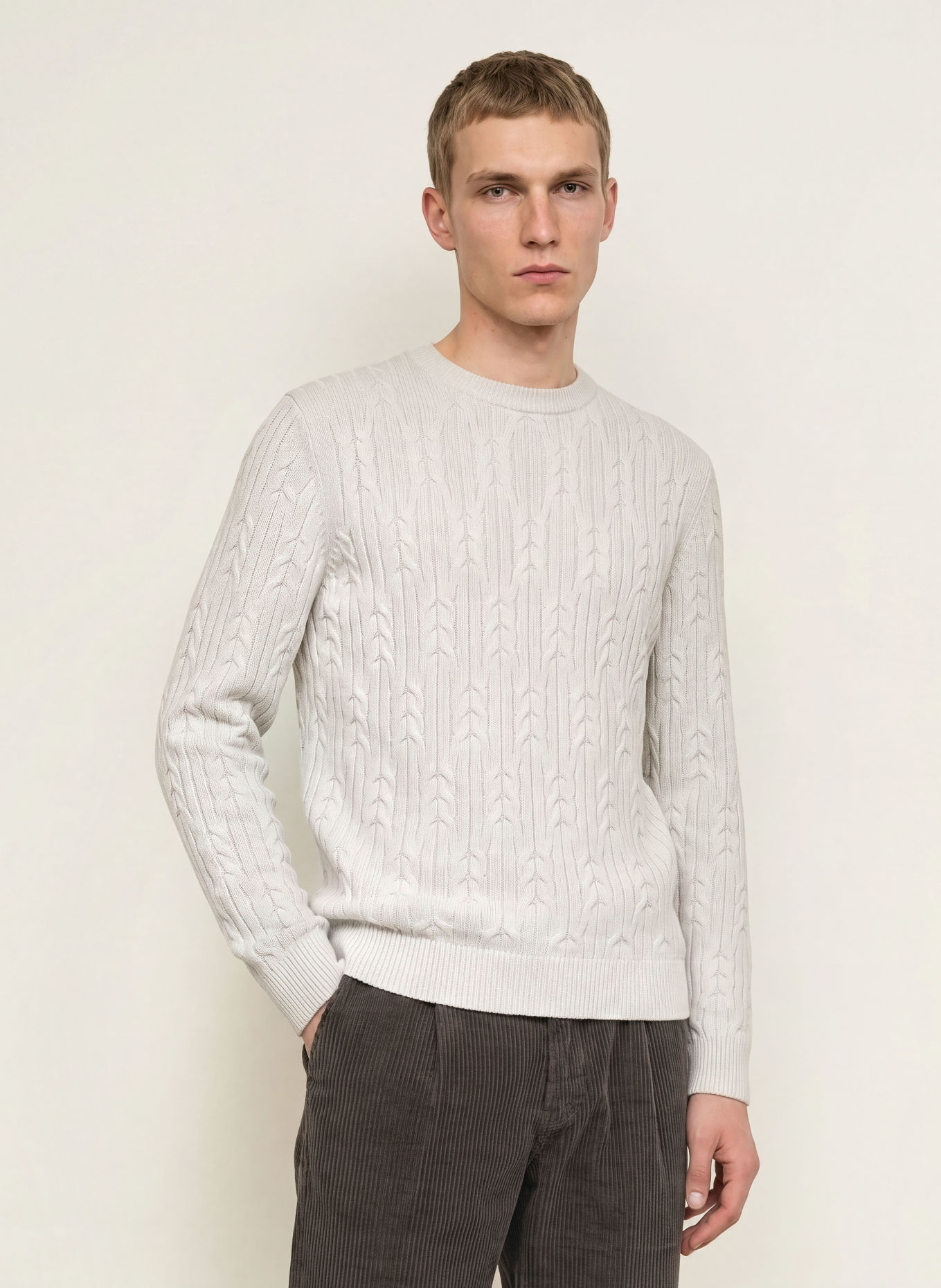 FYNCH-HATTON Sweater: CREAM