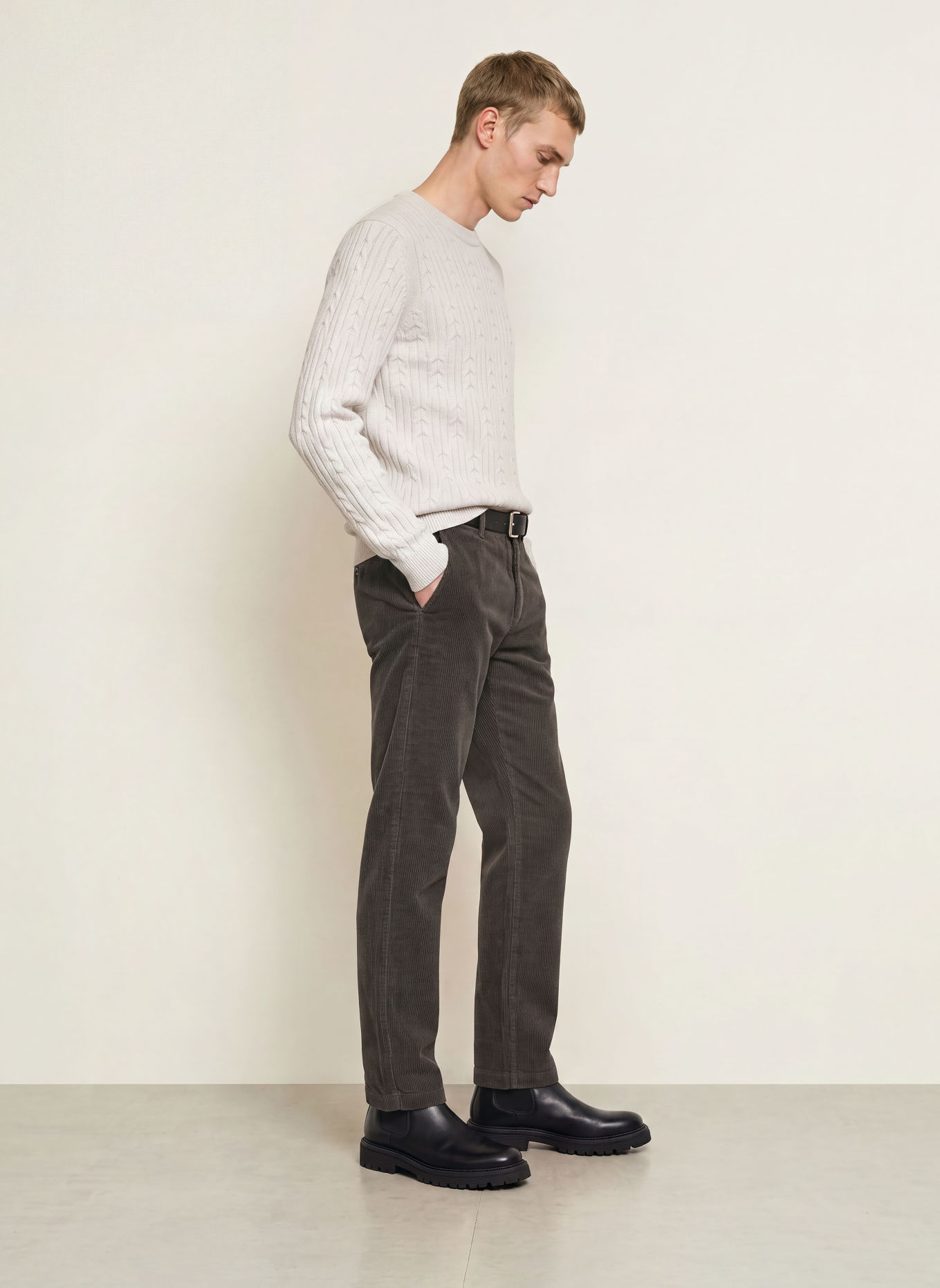 FYNCH-HATTON Sweater: CREAM