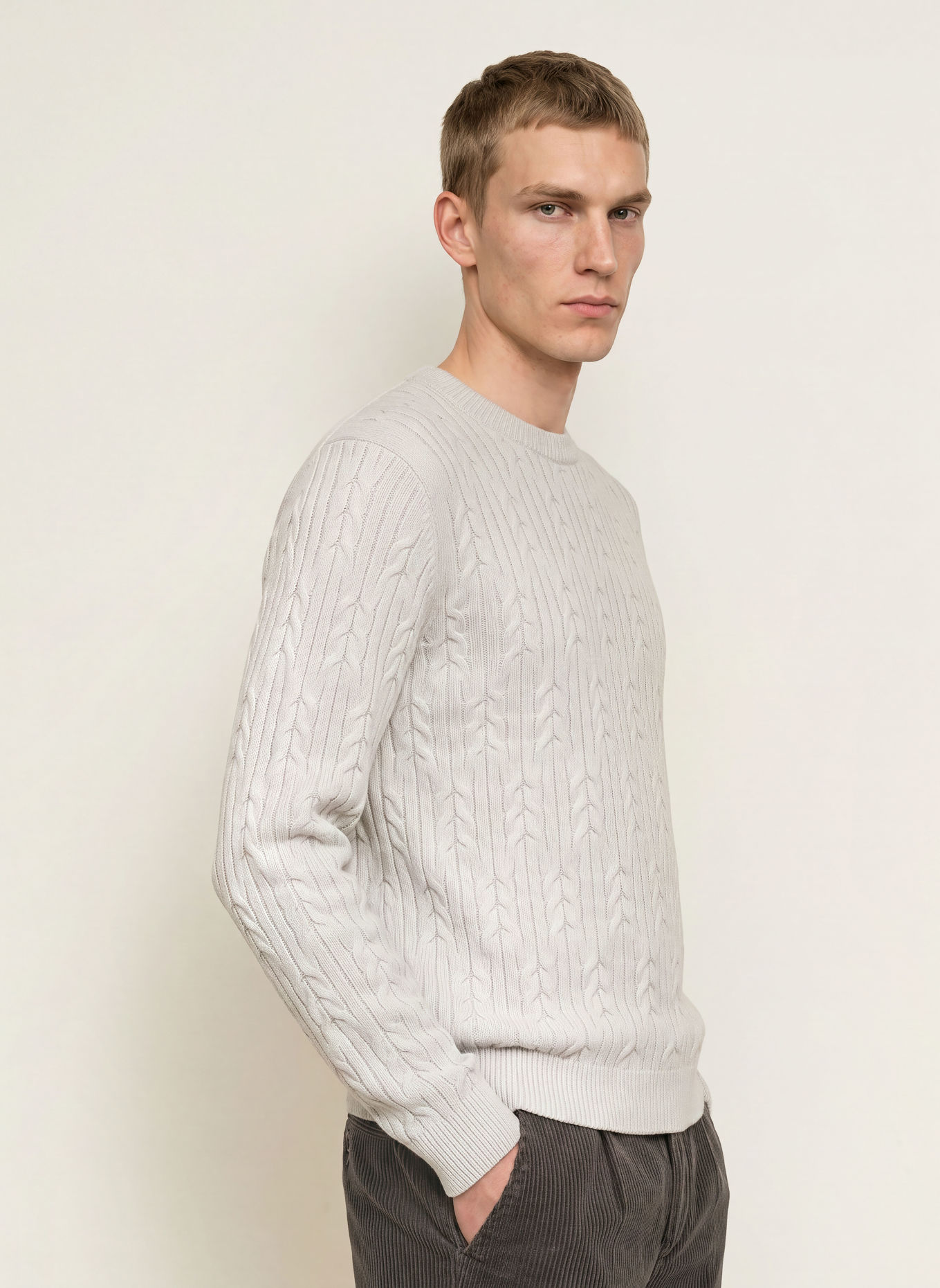 FYNCH-HATTON Sweater: CREAM