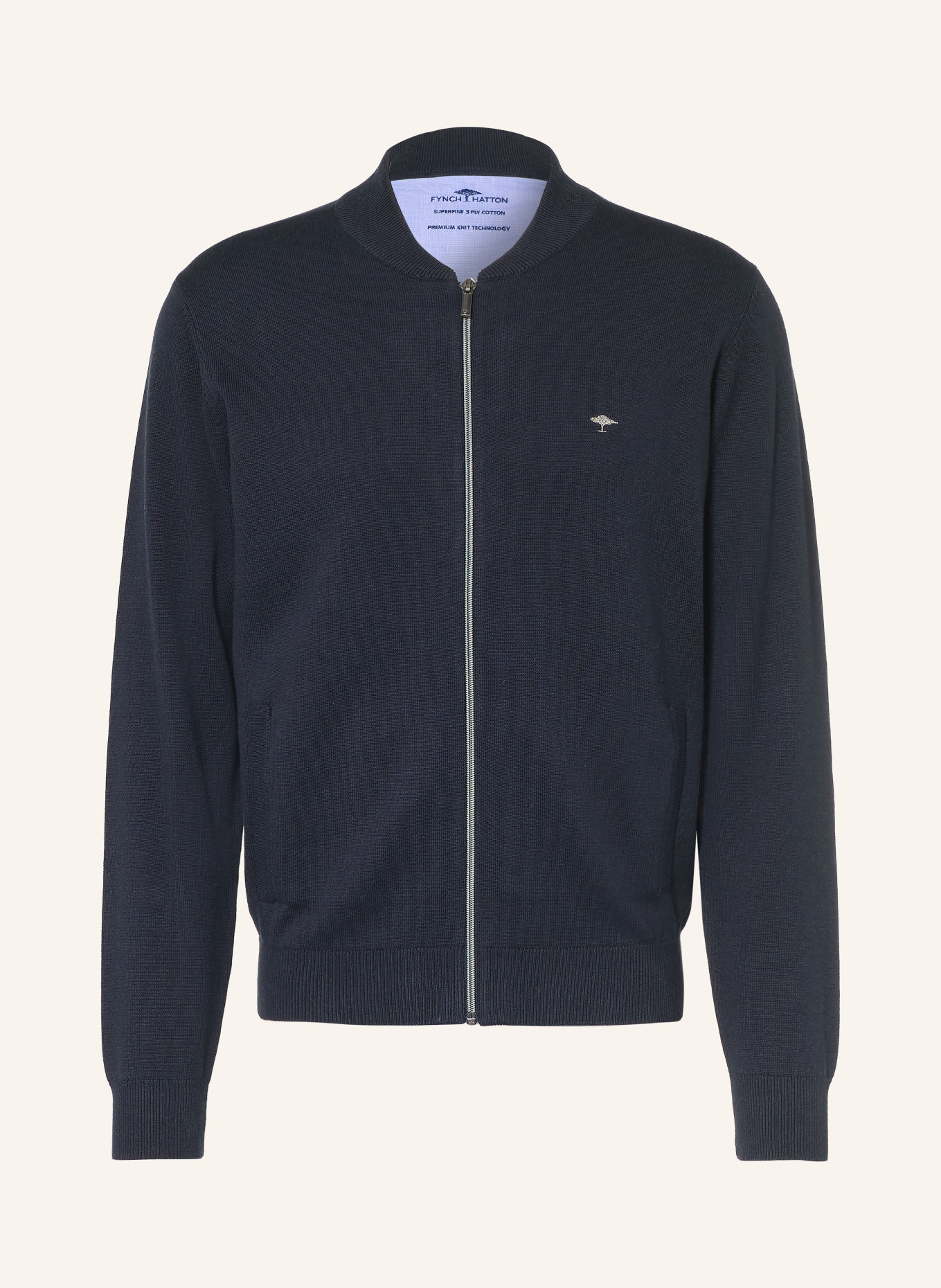 FYNCH-HATTON Vest: DONKERBLAUW