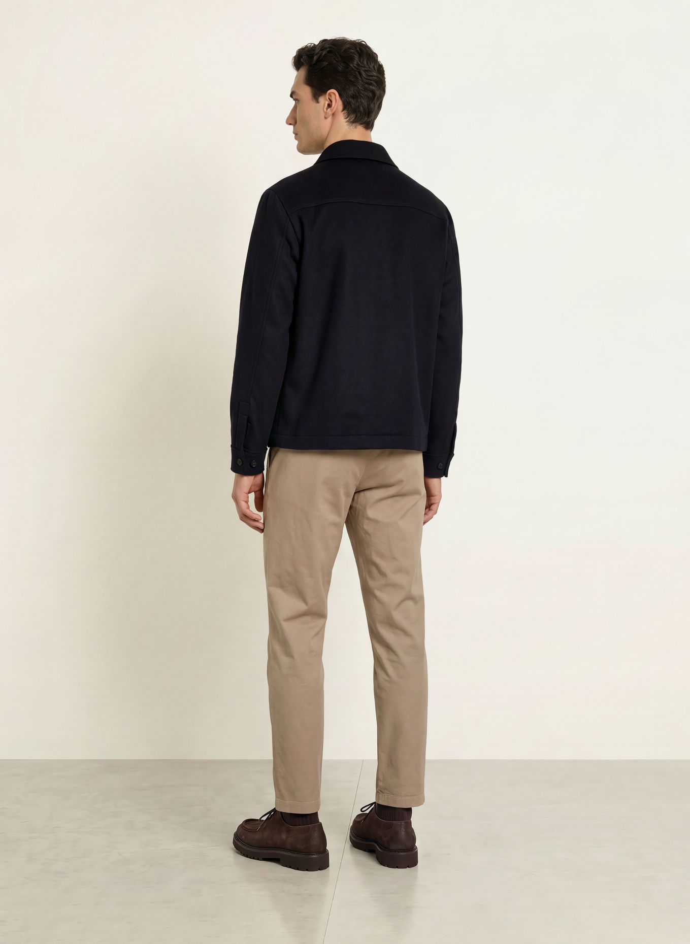 FYNCH-HATTON Overshirt: DARK BLUE