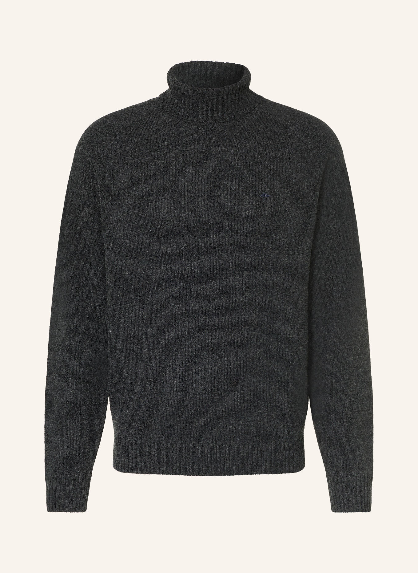 FYNCH-HATTON Rollkragenpullover: DUNKELGRAU