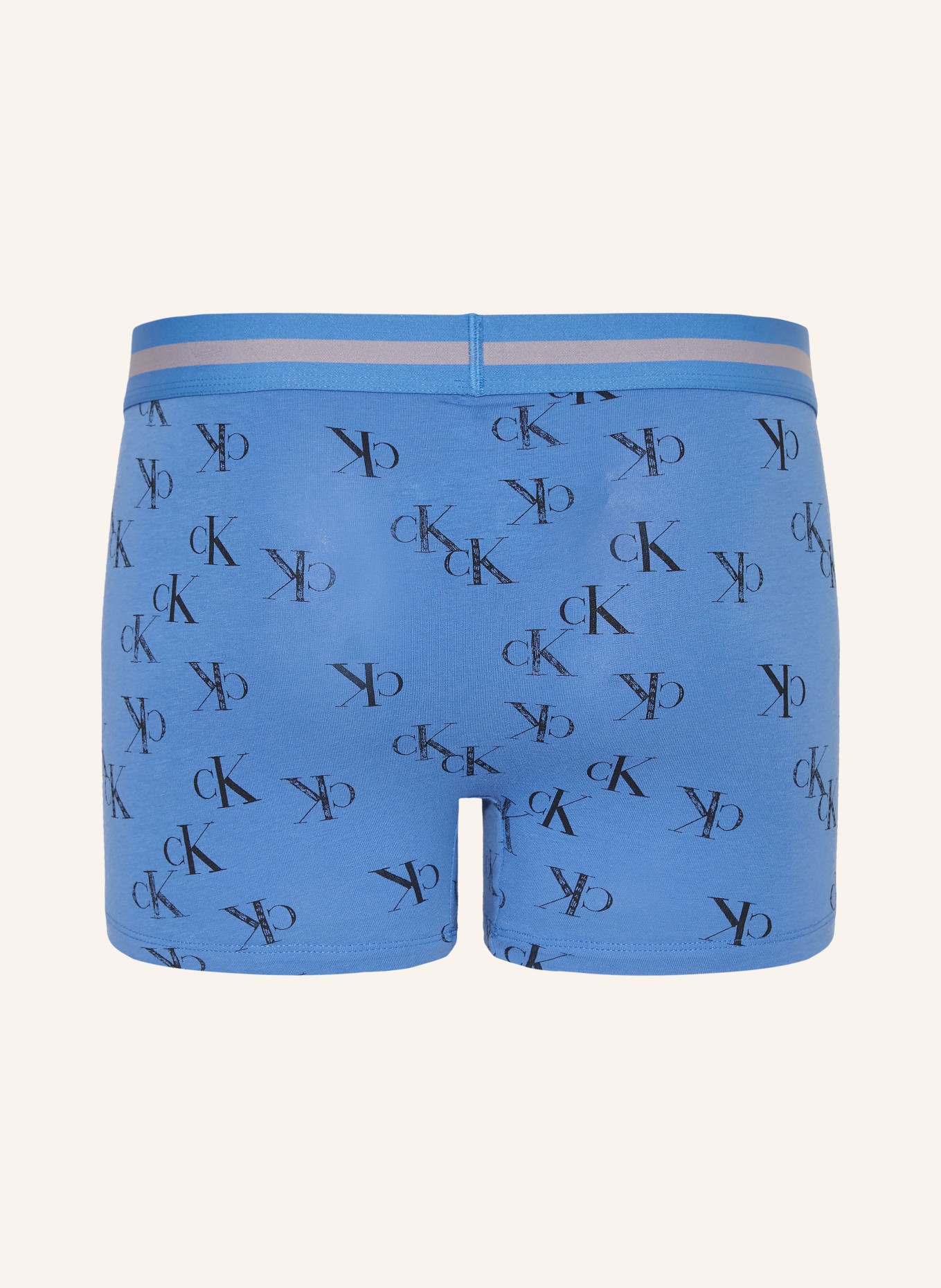 Calvin Klein 3er-Pack Boxershorts GRAPHIC MONOGRAM: DUNKELBLAU / BLAUGRAU / HELLBLAU