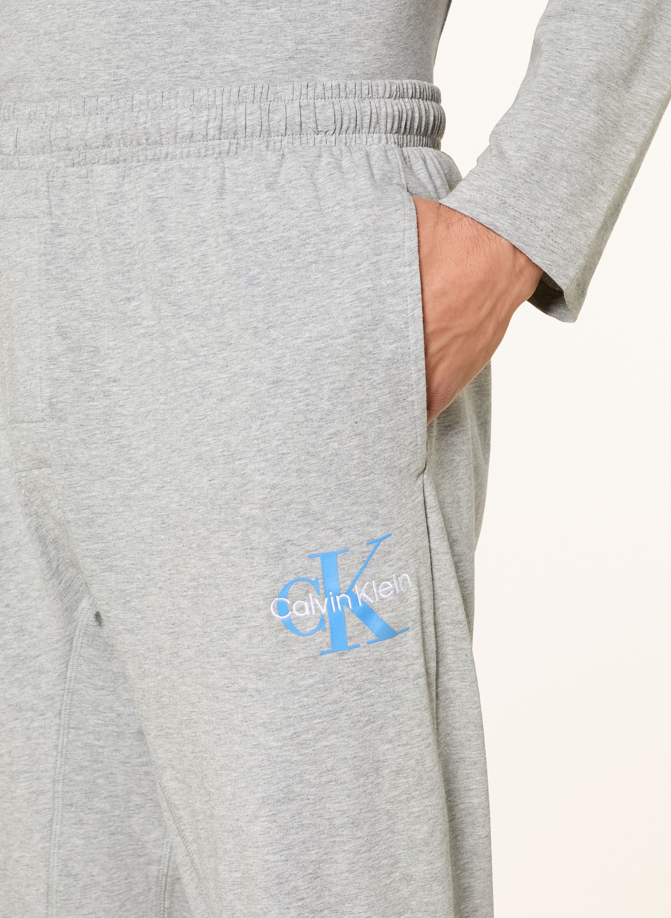Calvin Klein Schlafanzug MONOGRAM: GRAU