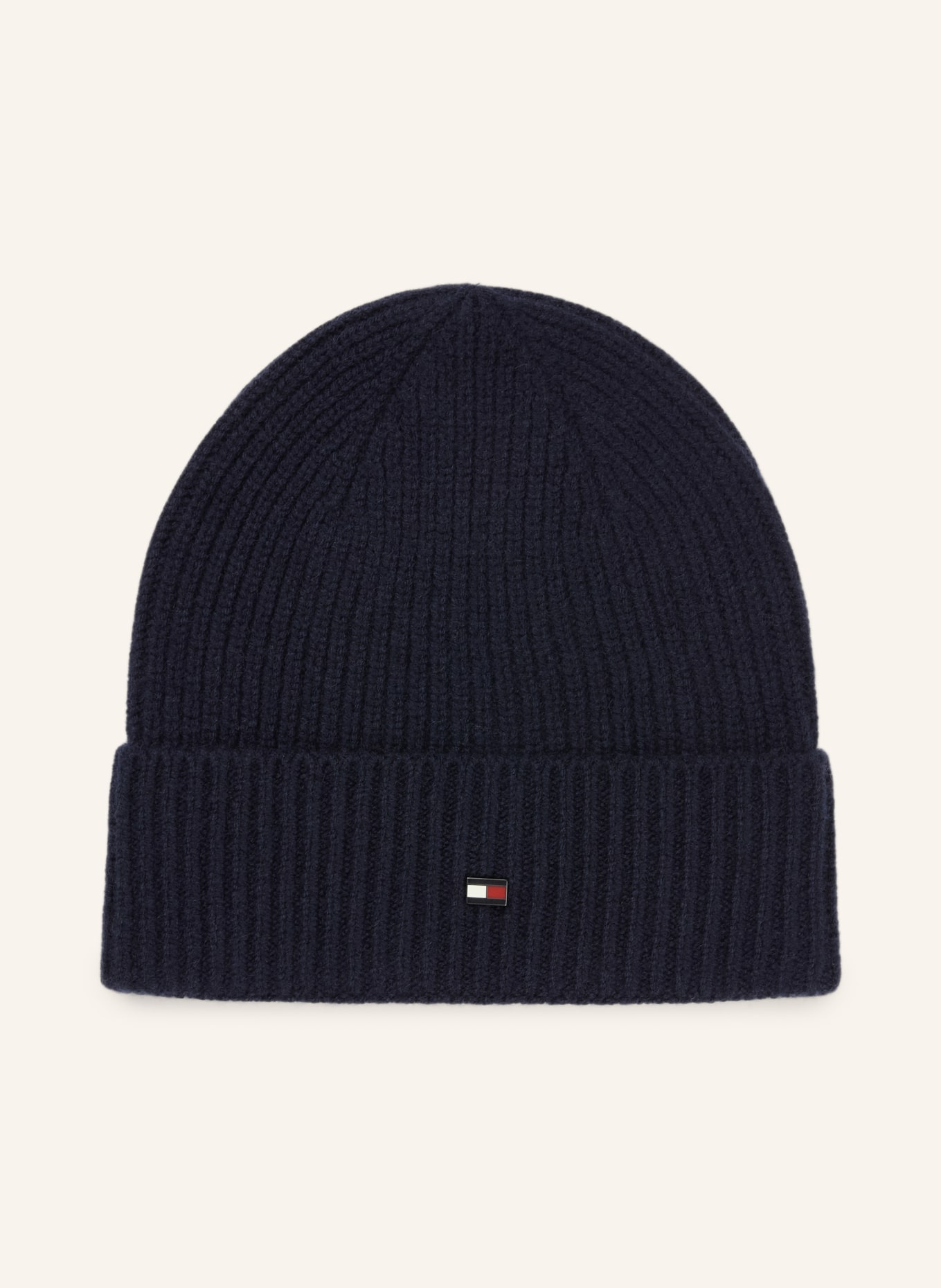 TOMMY HILFIGER Cashmere Hat: DARK BLUE