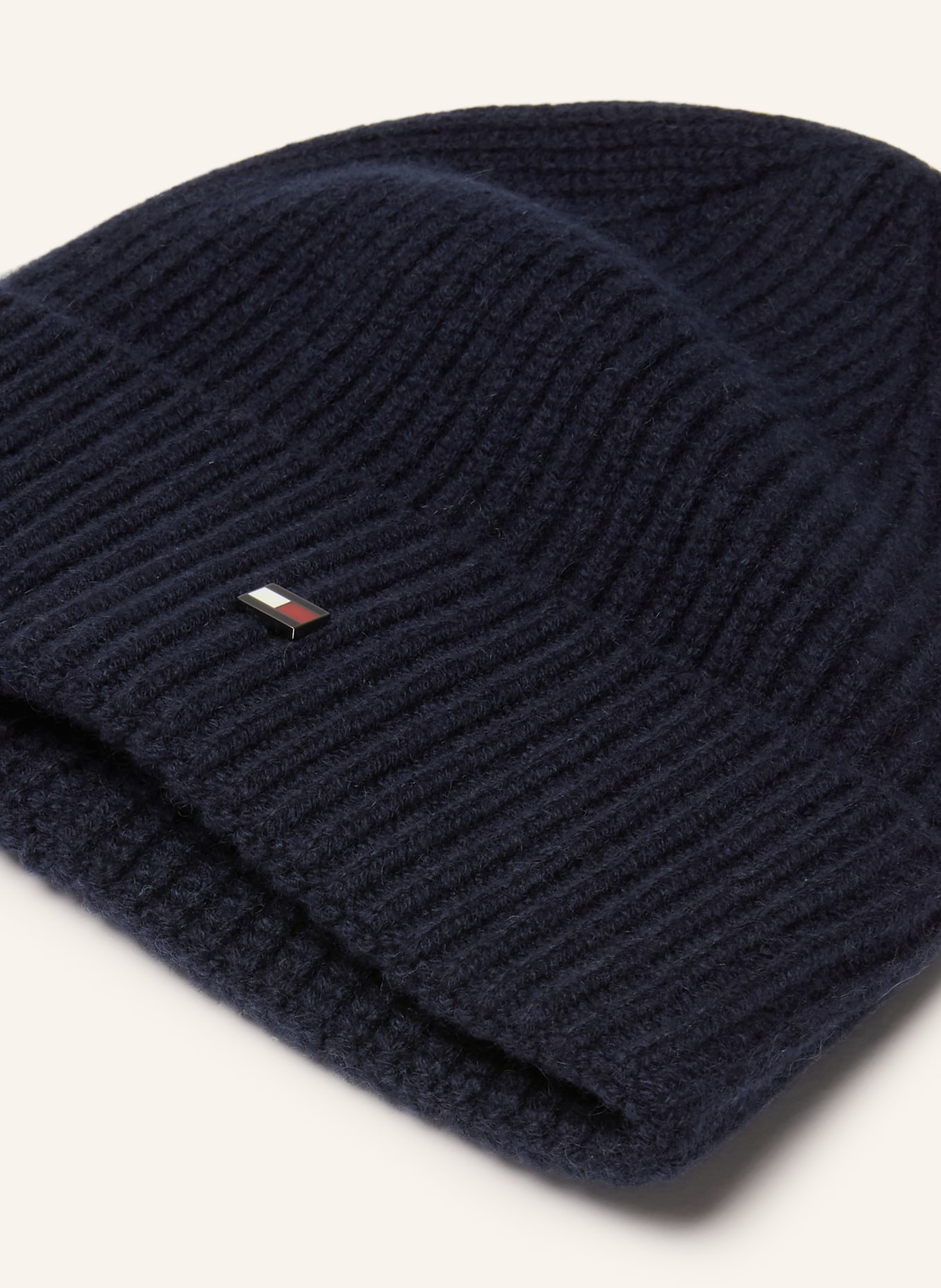 TOMMY HILFIGER Cashmere Hat: DARK BLUE