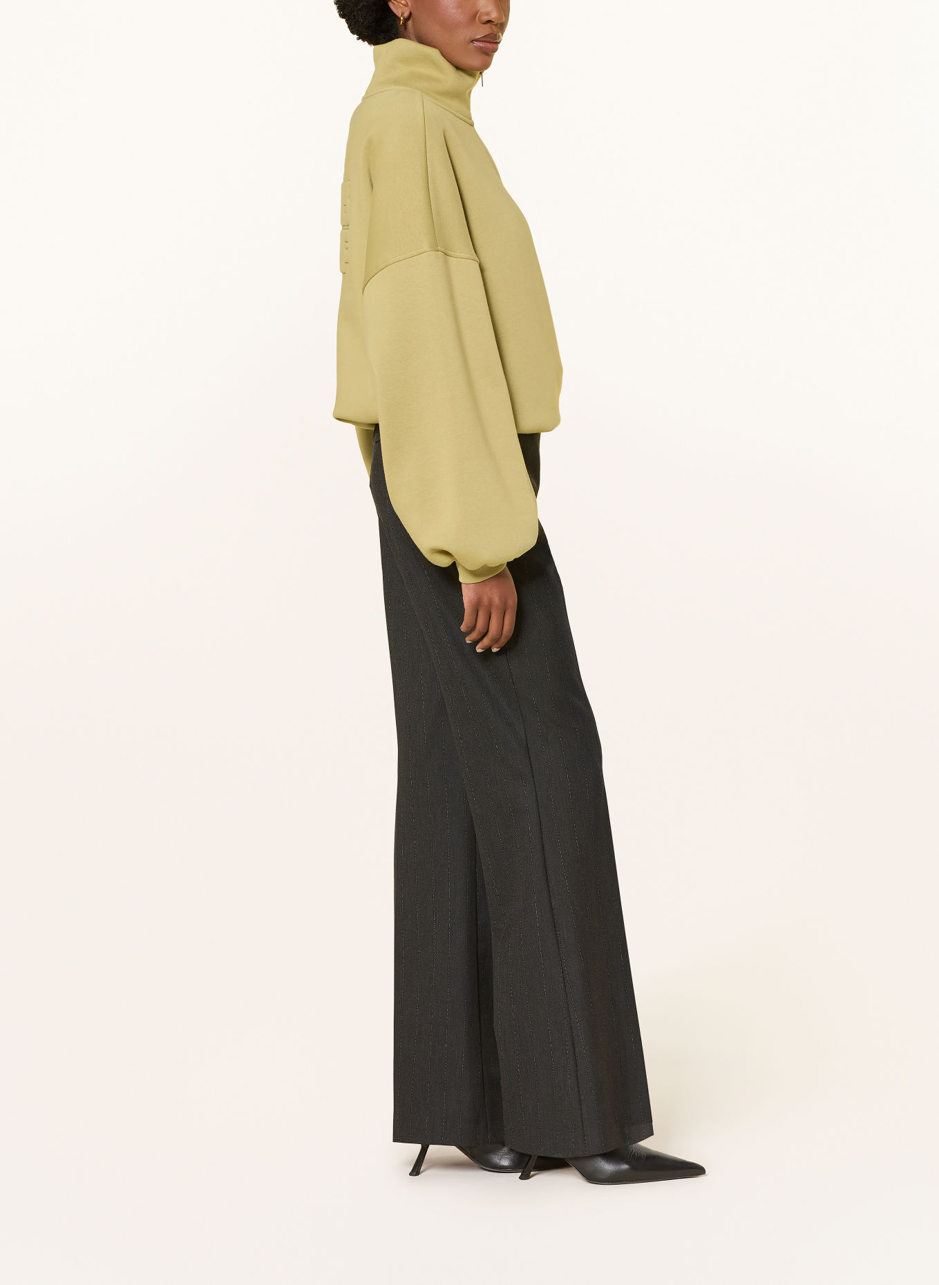 RIANI Marlenehose: DUNKELGRAU / WEISS