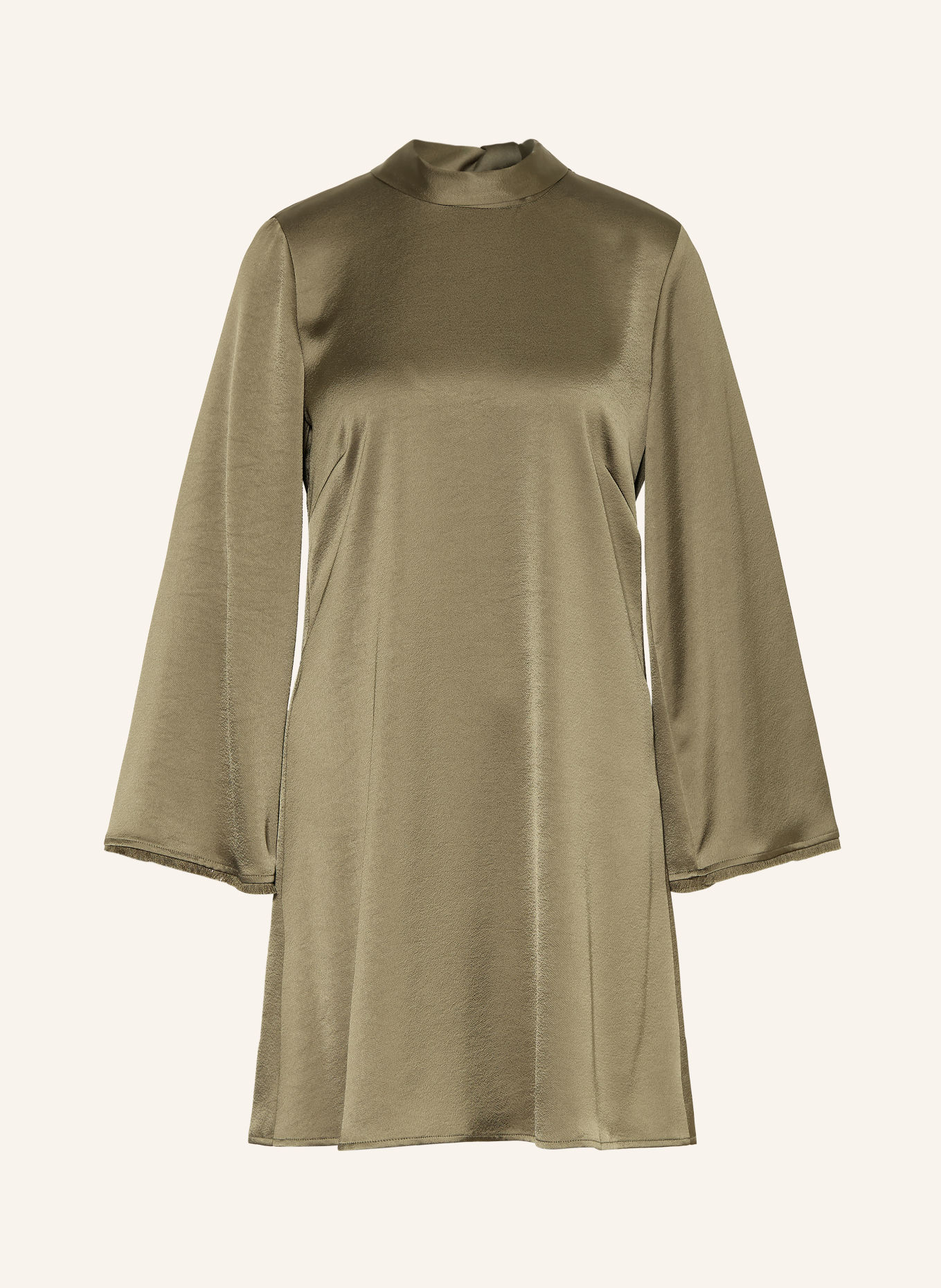RIANI Satinkleid mit Schluppe: OLIV