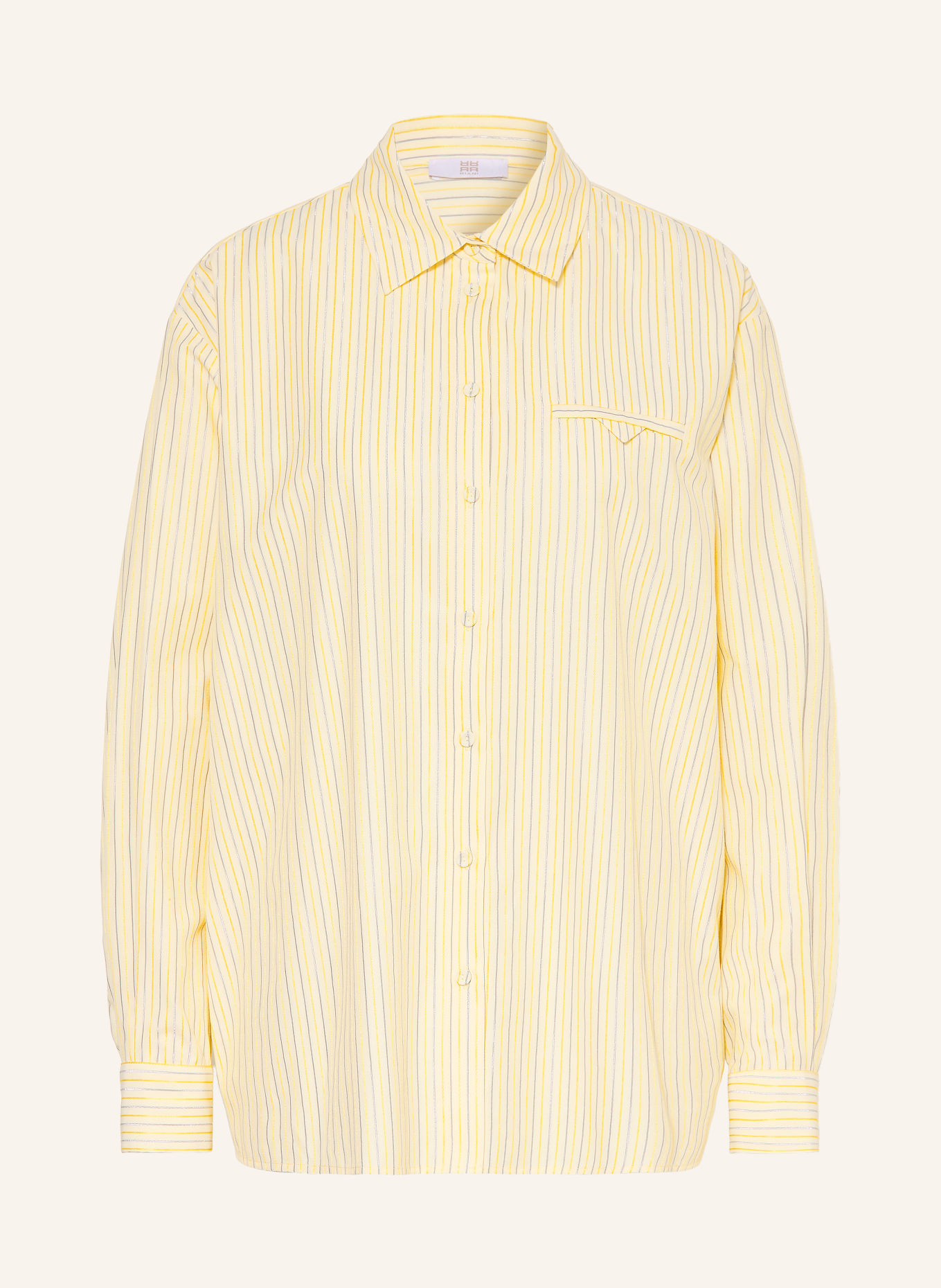 RIANI Overhemdblouse: NEONGEEL / PLATINA / LICHTGEEL
