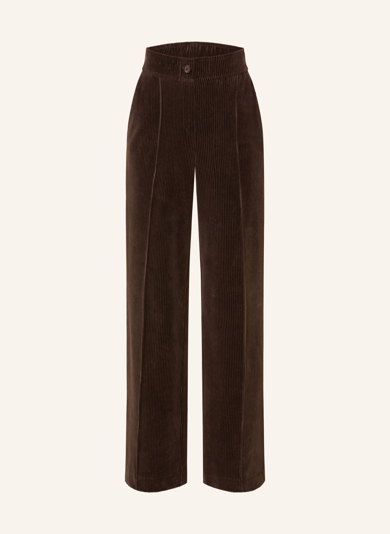 RIANI Marlenehose aus Cord: DUNKELBRAUN