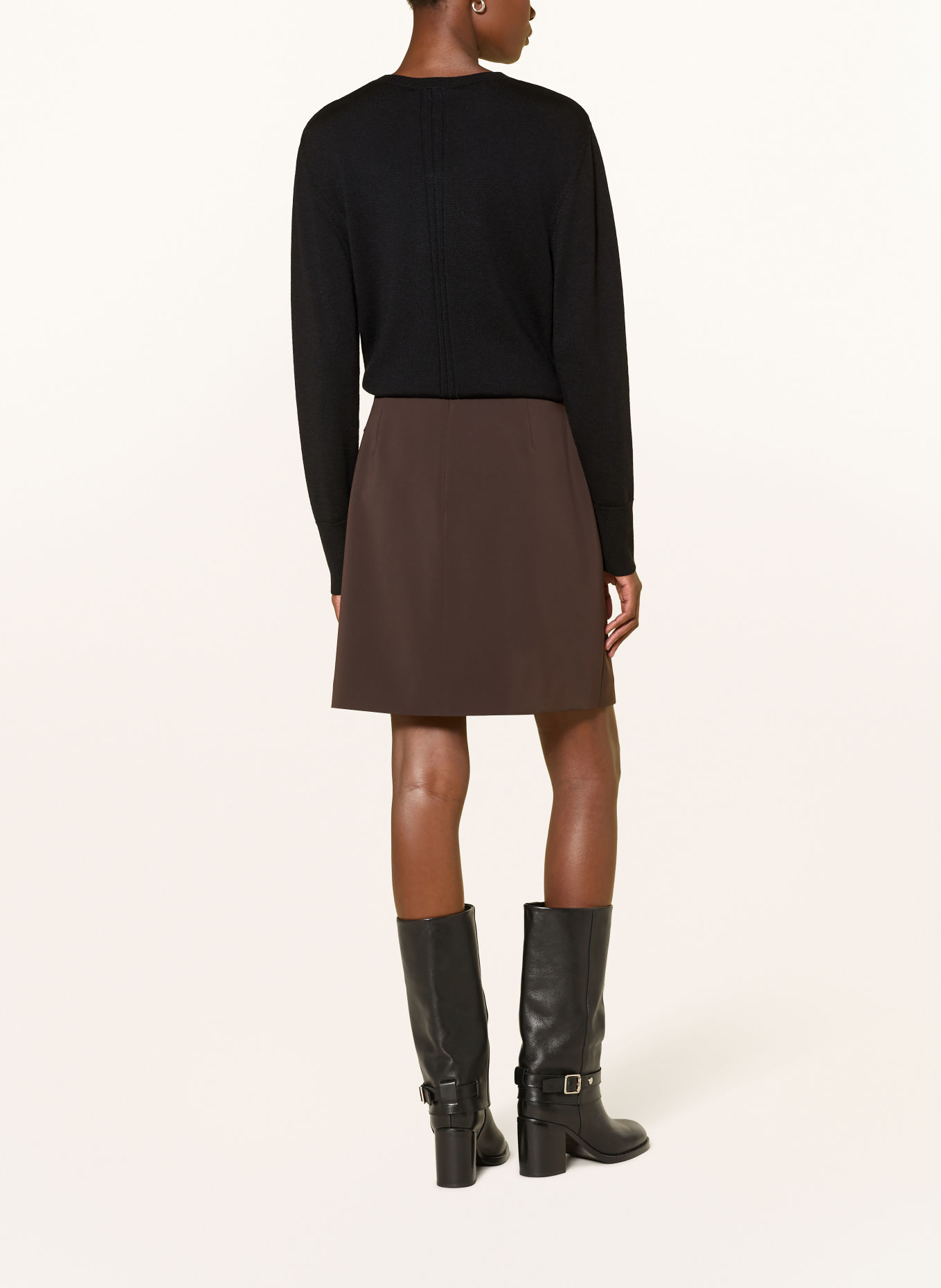RIANI Merino wool sweaters: BLACK