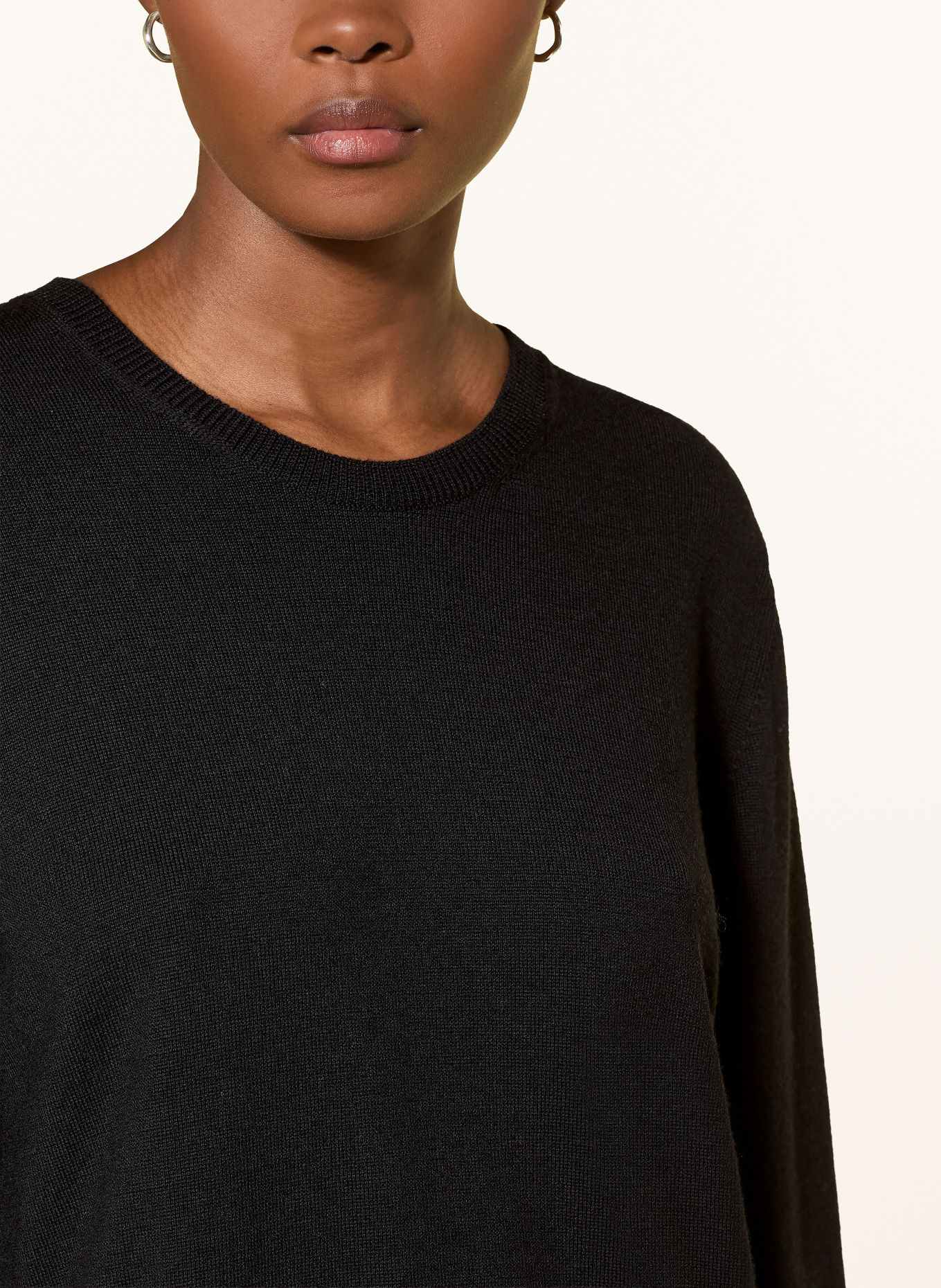 RIANI Merino wool sweaters: BLACK