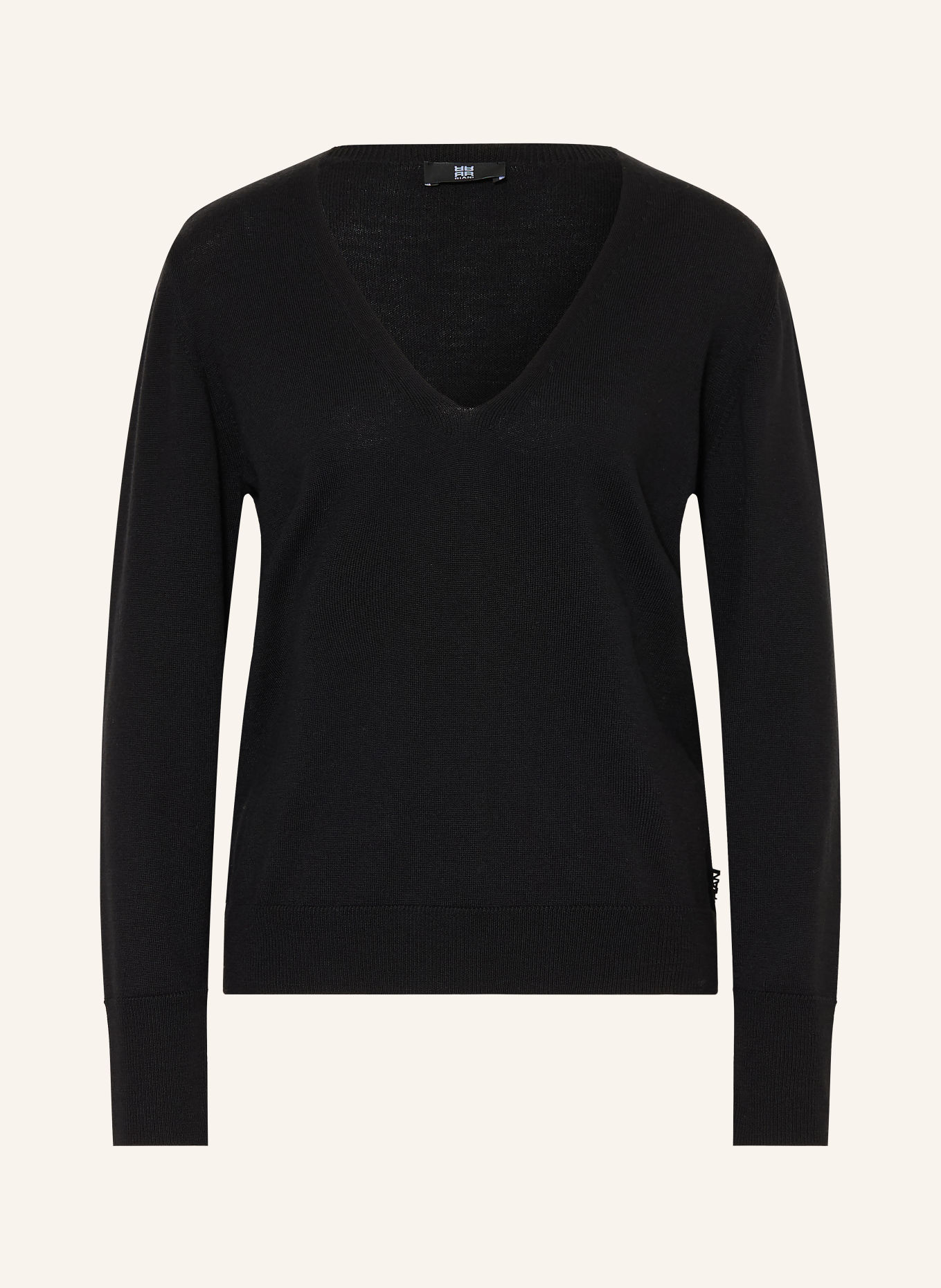 RIANI Merino wool sweaters: BLACK