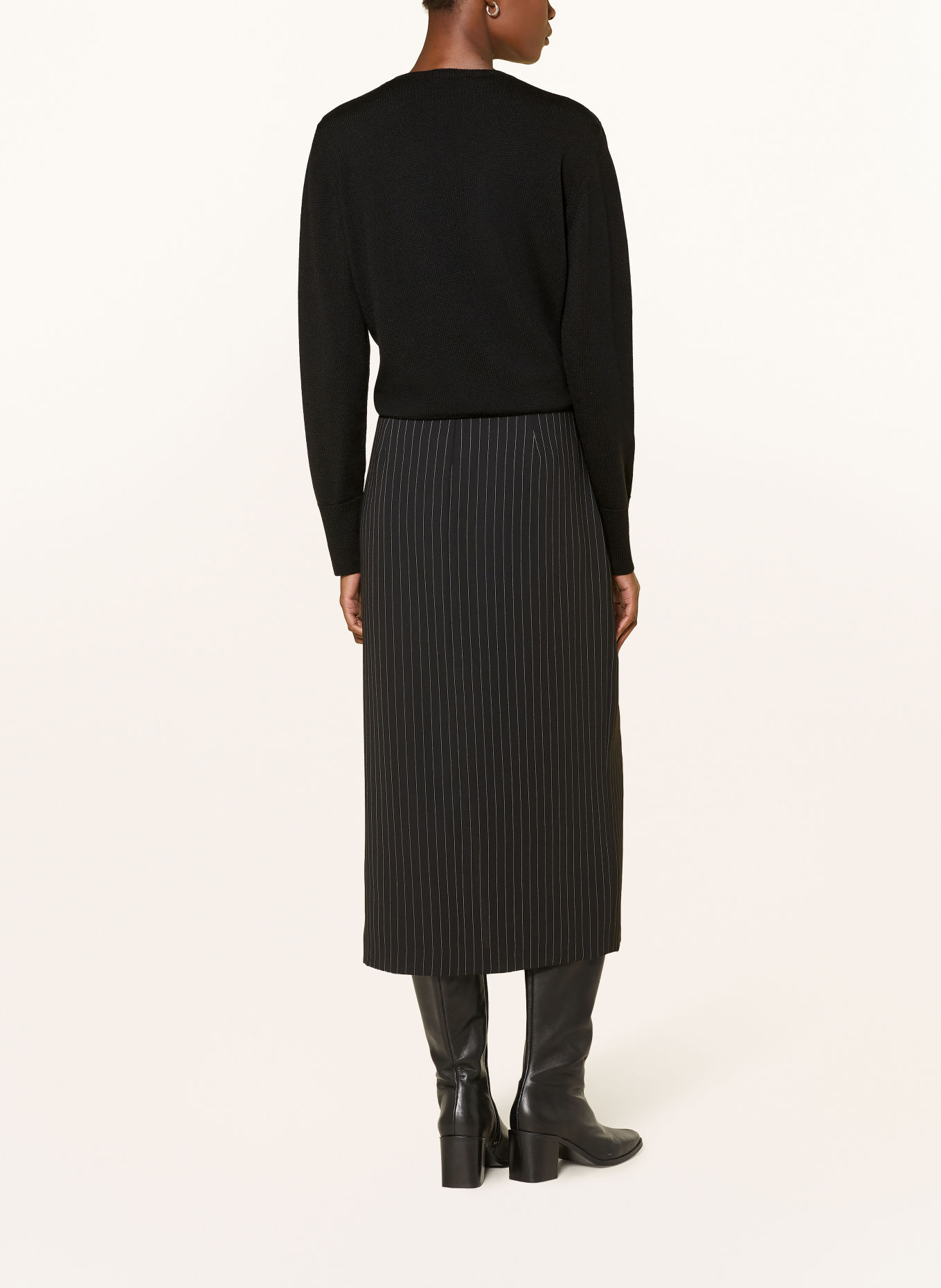 RIANI Merino wool sweaters: BLACK