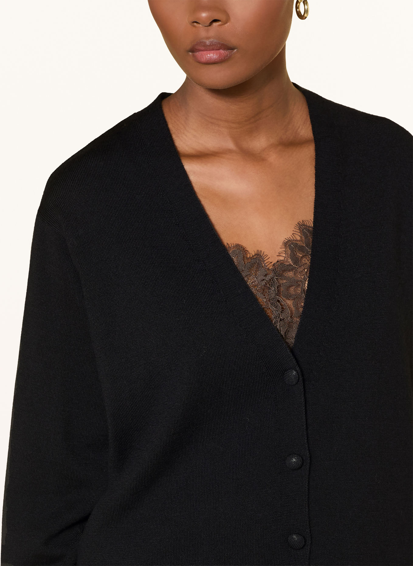RIANI Strickjacke: SCHWARZ